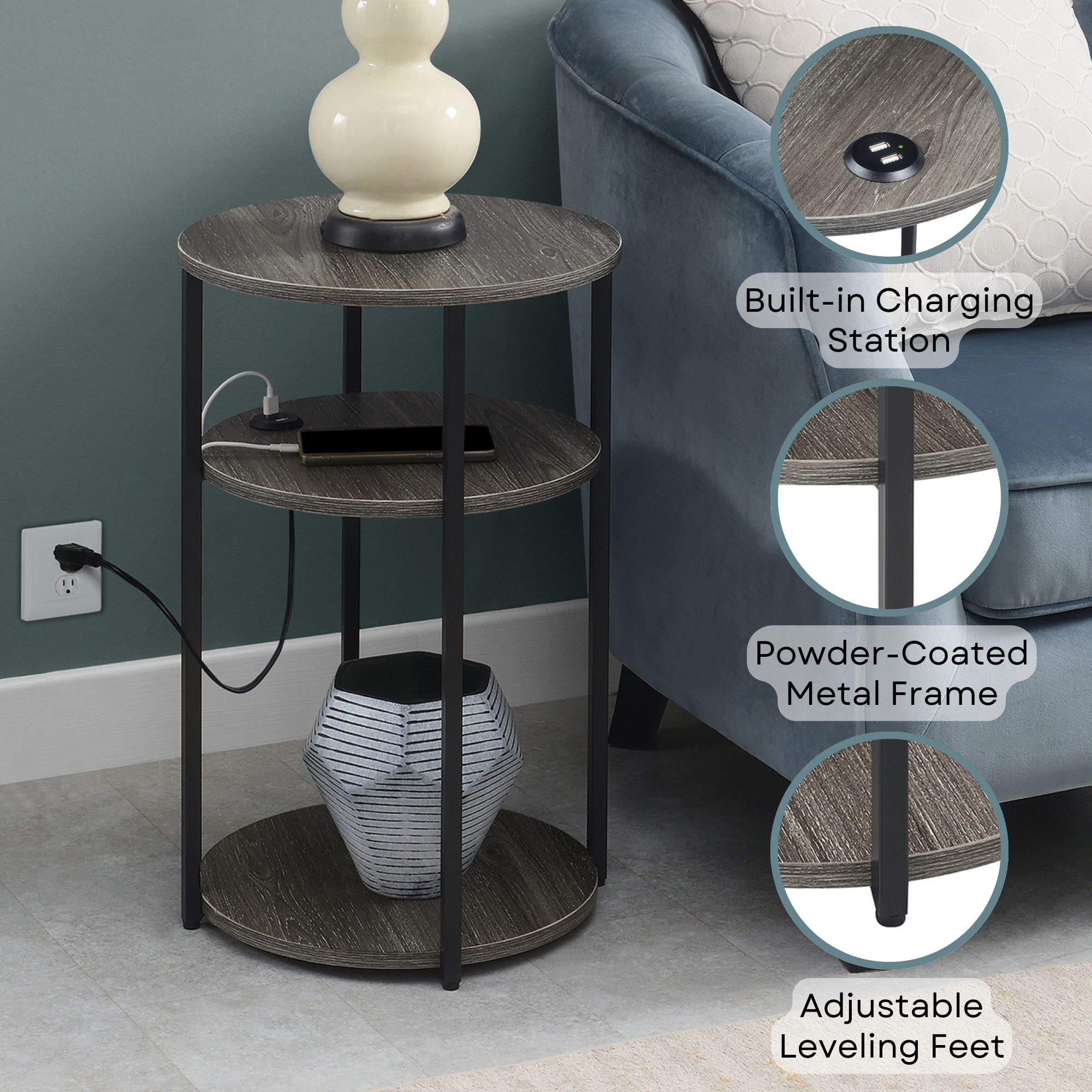 Convenience Concepts R4-0687 End-Tables - View #3