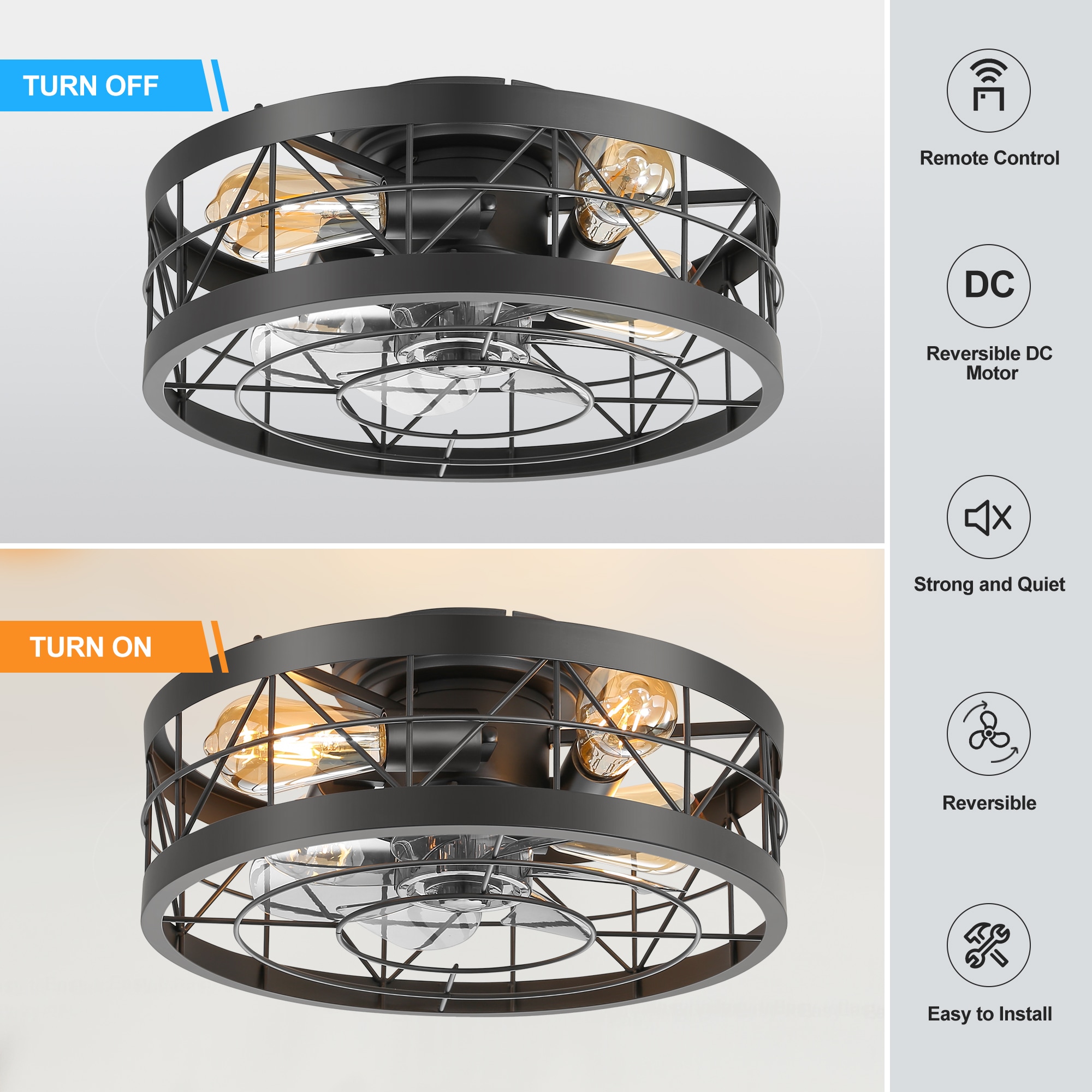 Breezary 35002-BK Ceiling-Fans - View #8