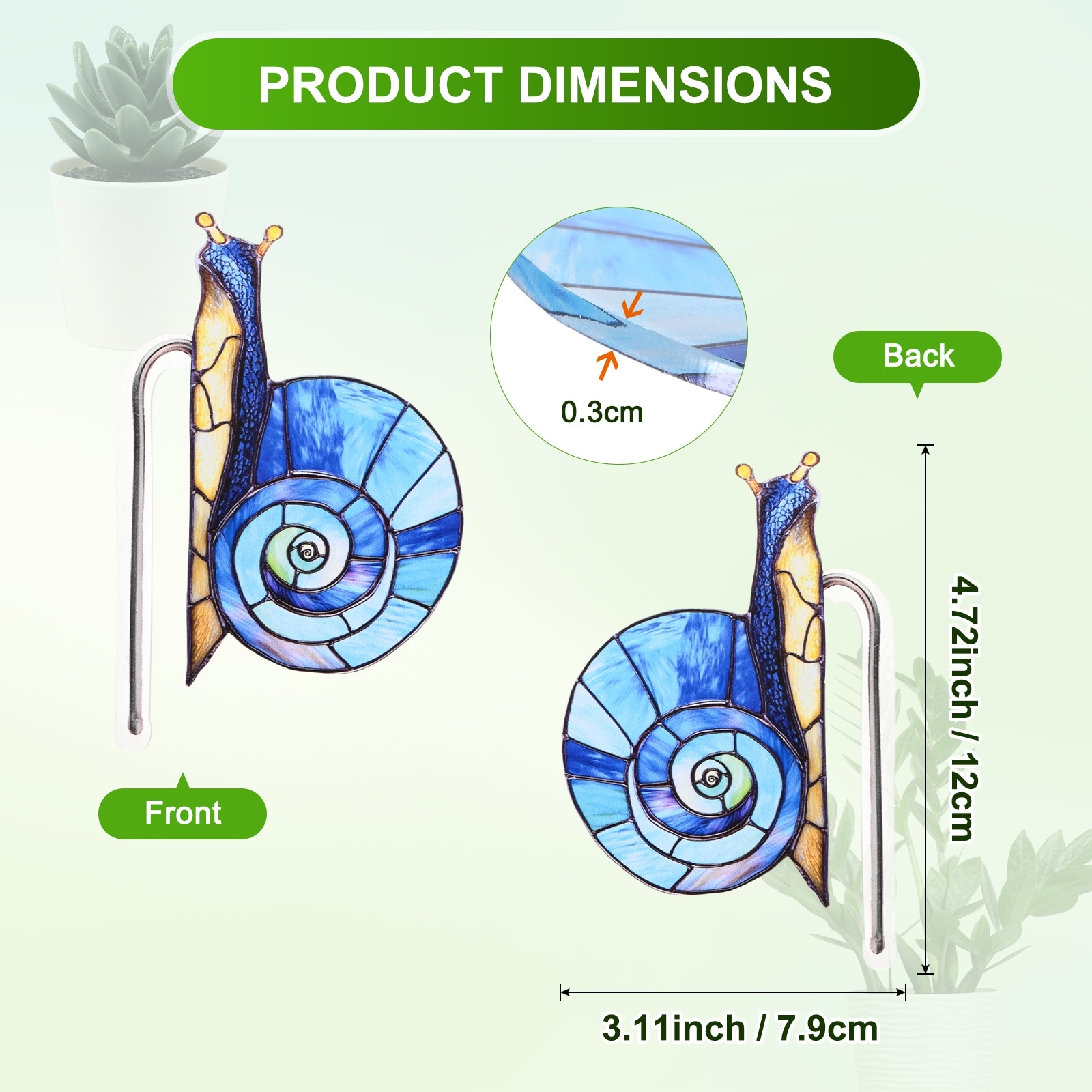 Unique Bargains S26083101UX3815 Stake-Sheep-Hook - View #3