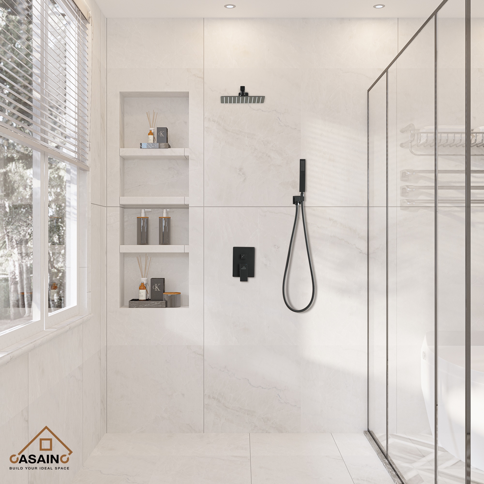 CASAINC CS3502-10MB Showerhead-Bar-Panels - View #2