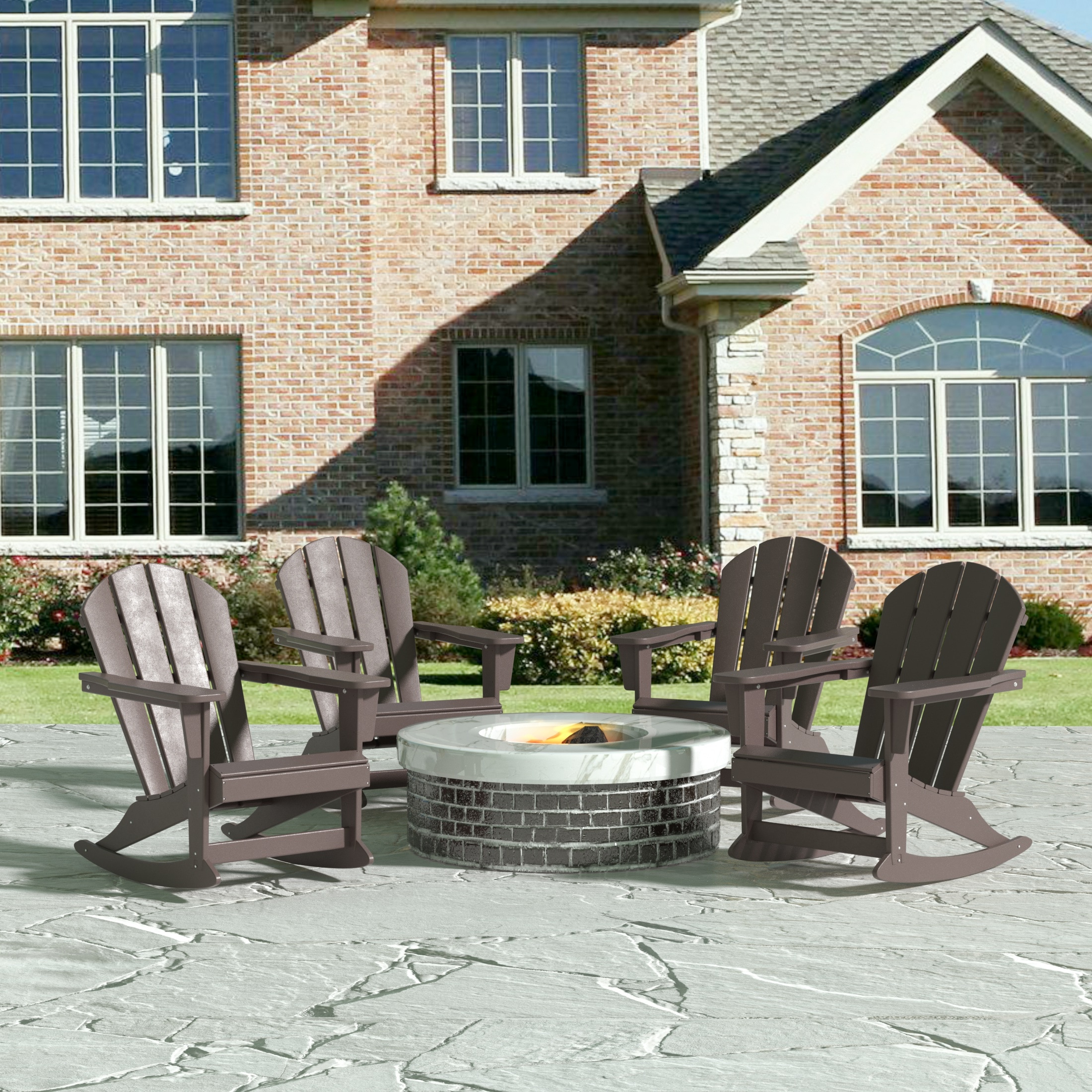 Westin Furniture 2001-RC-DKBR4 Patio-Chairs - View #2