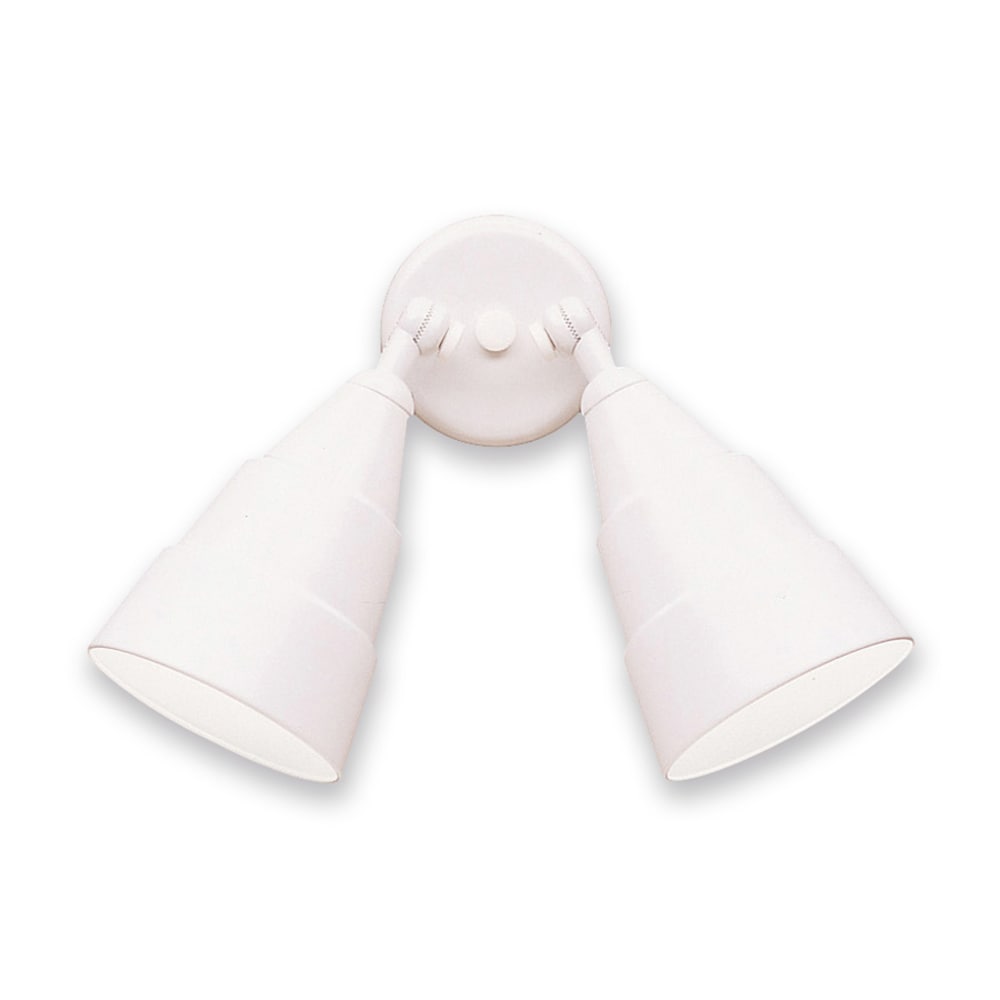Kichler 6052WH 2 -Light 11.25-in H White Hardwired Outdoor Wall Light