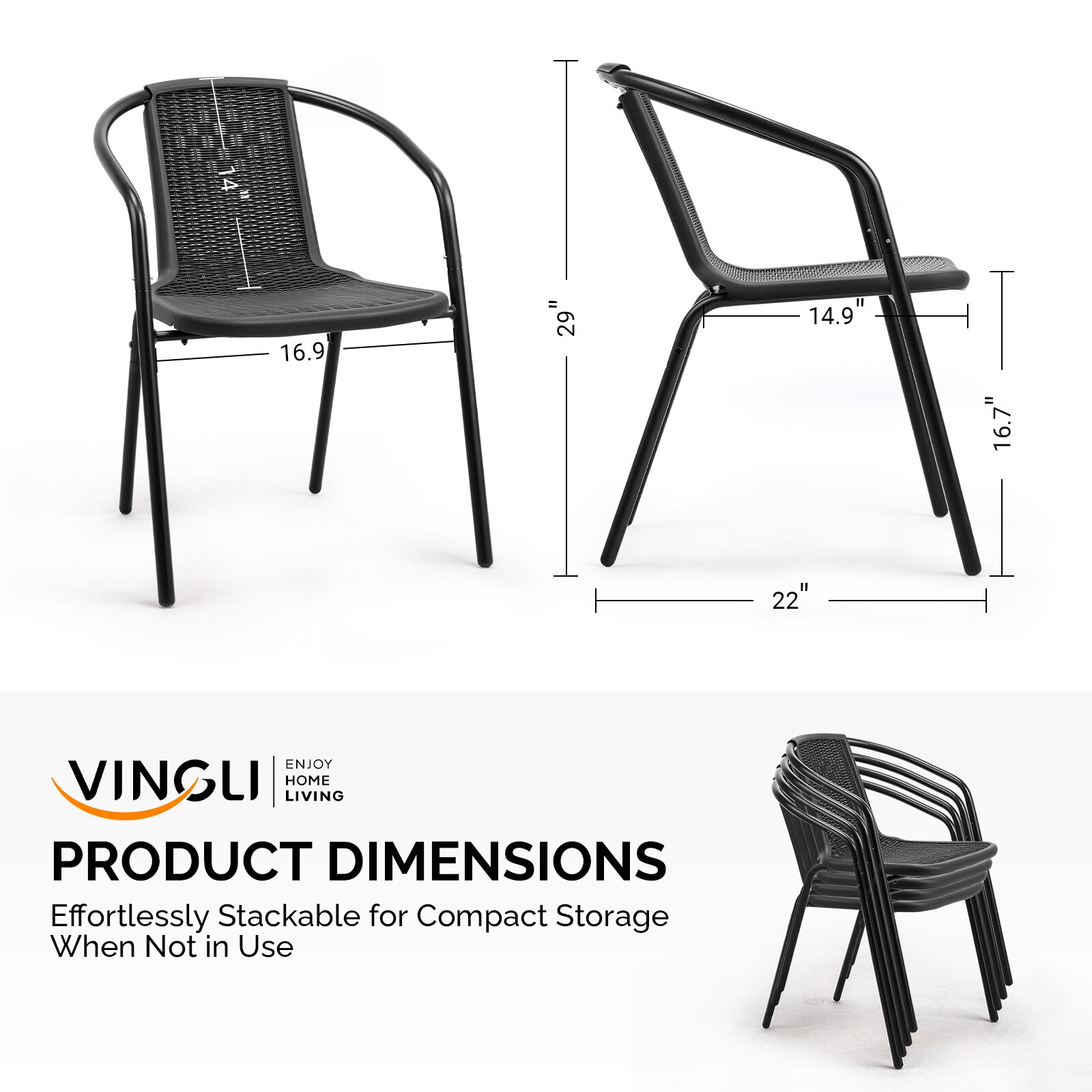 VINGLI LS-G56002032 Patio-Chairs - View #2