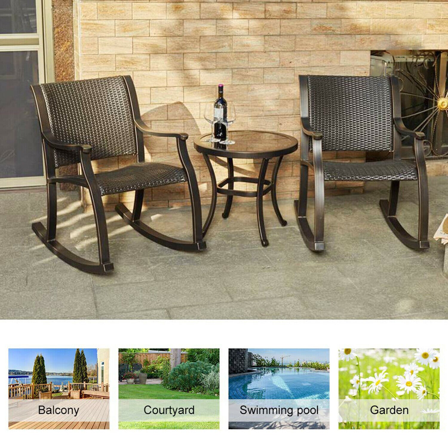 CASAINC BJC-WF-JW00202501 Patio-Tables - View #2