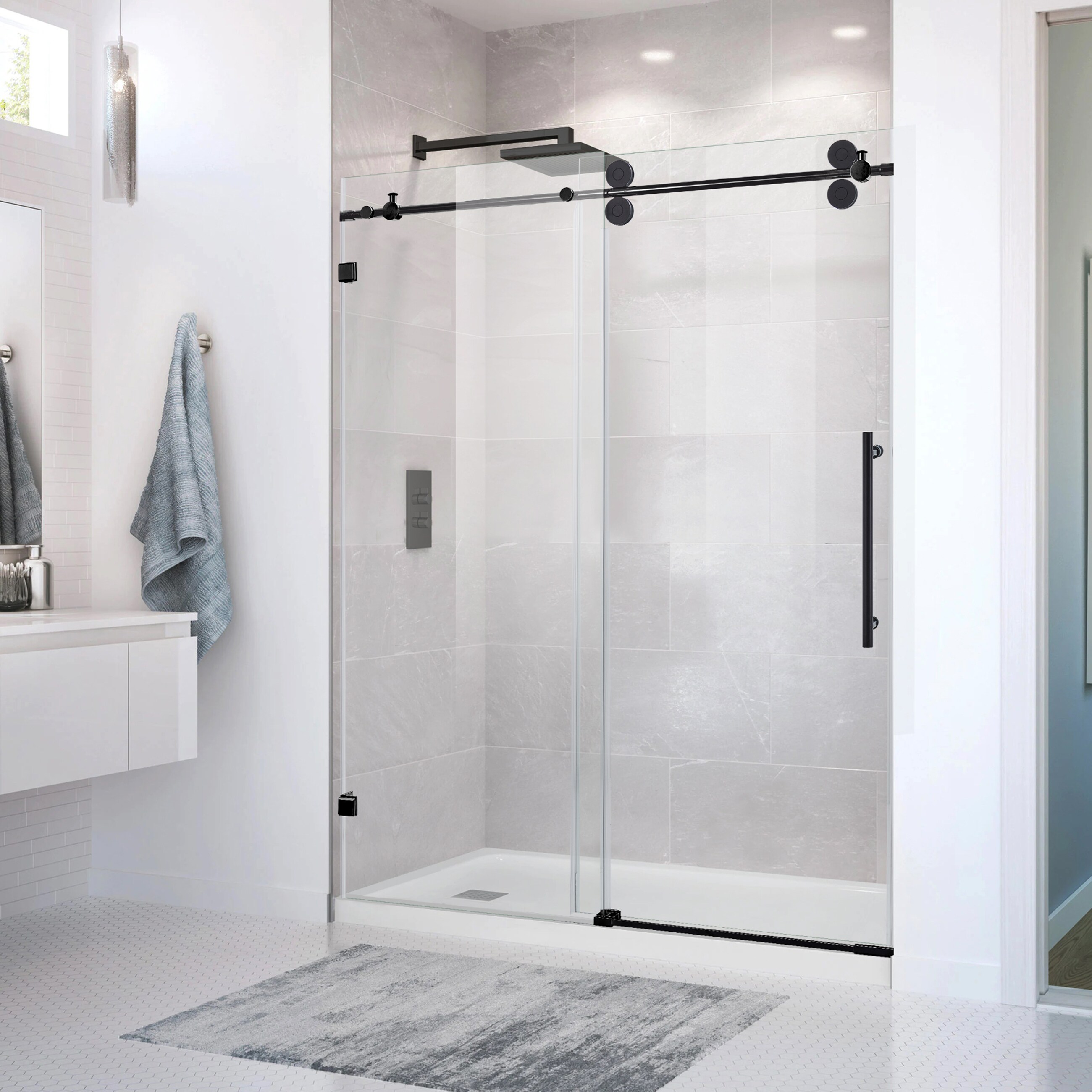 WELLFOR CV-SS09-6076BL Shower-Doors - View #8