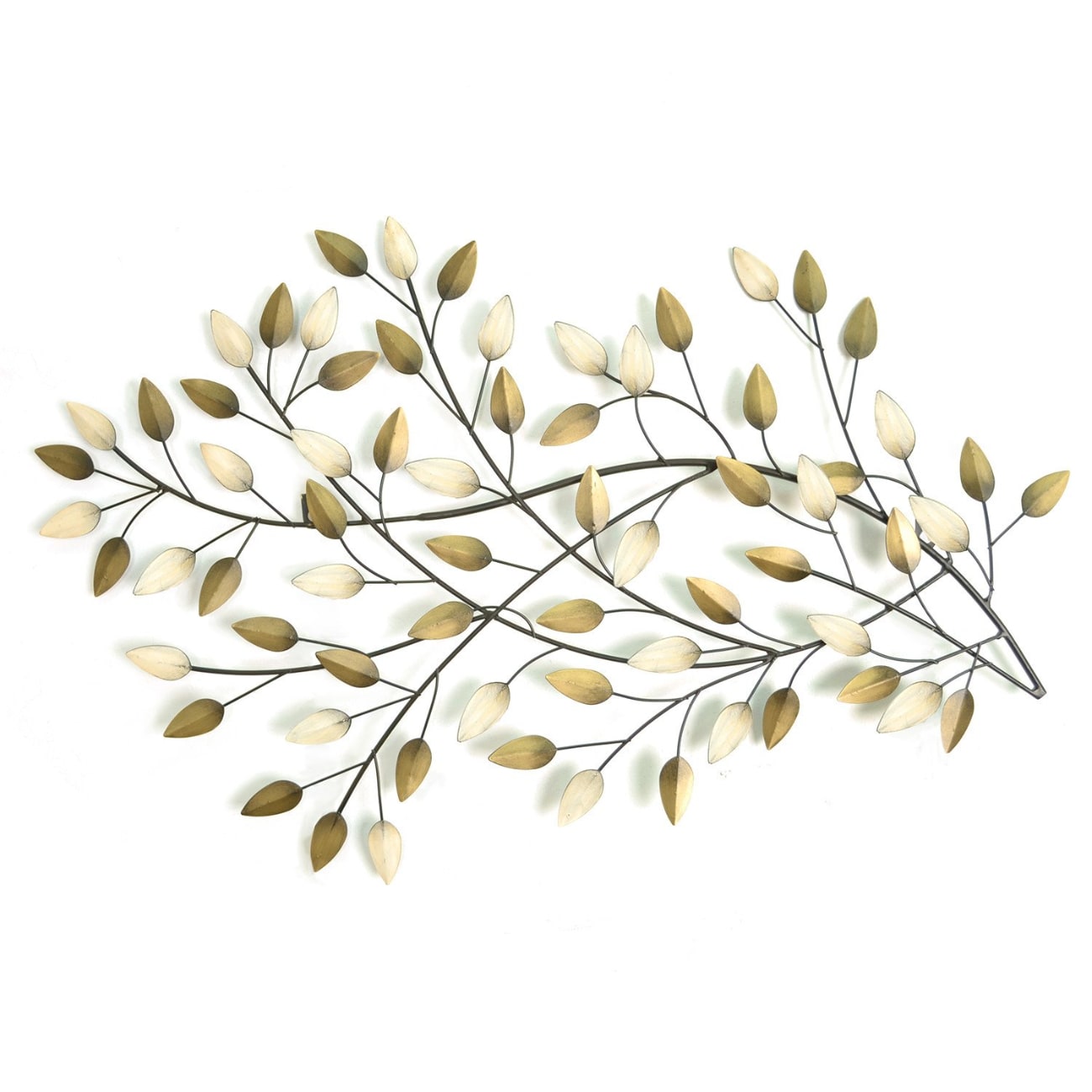HomeRoots 321341 Victoria 32-Inches W x 20-Inches H Metal Nature Abstract Wall sculpture