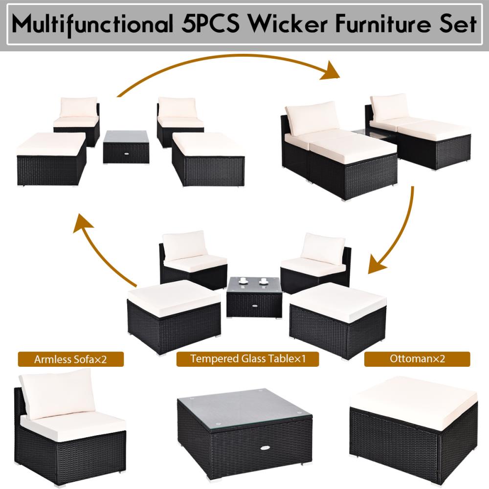 Costway HW57451+ Patio-Sofas-Daybeds - View #3