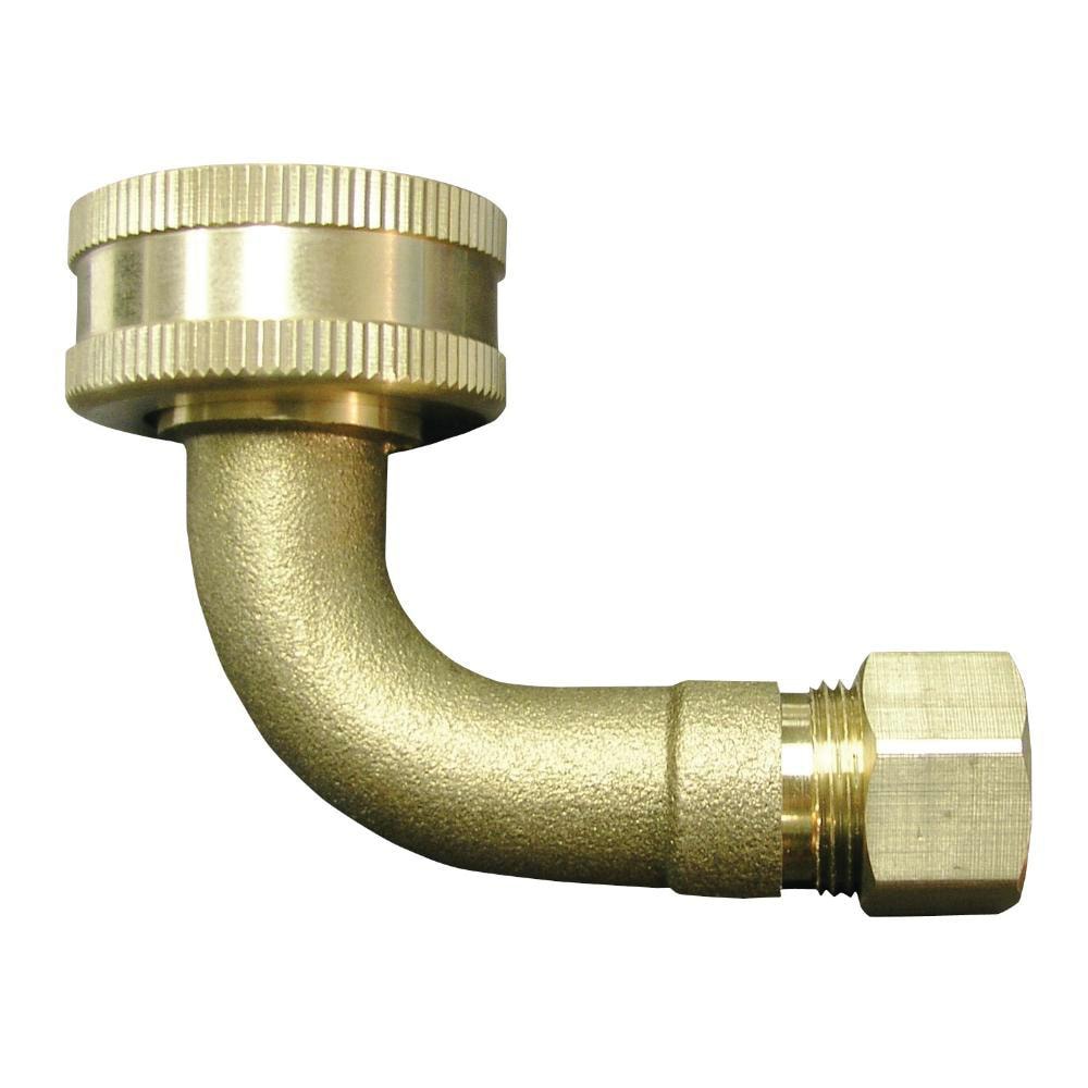 Watts 3/8-in x 3/4-in Female Elbow Fitting in the Brass Fittings department  at