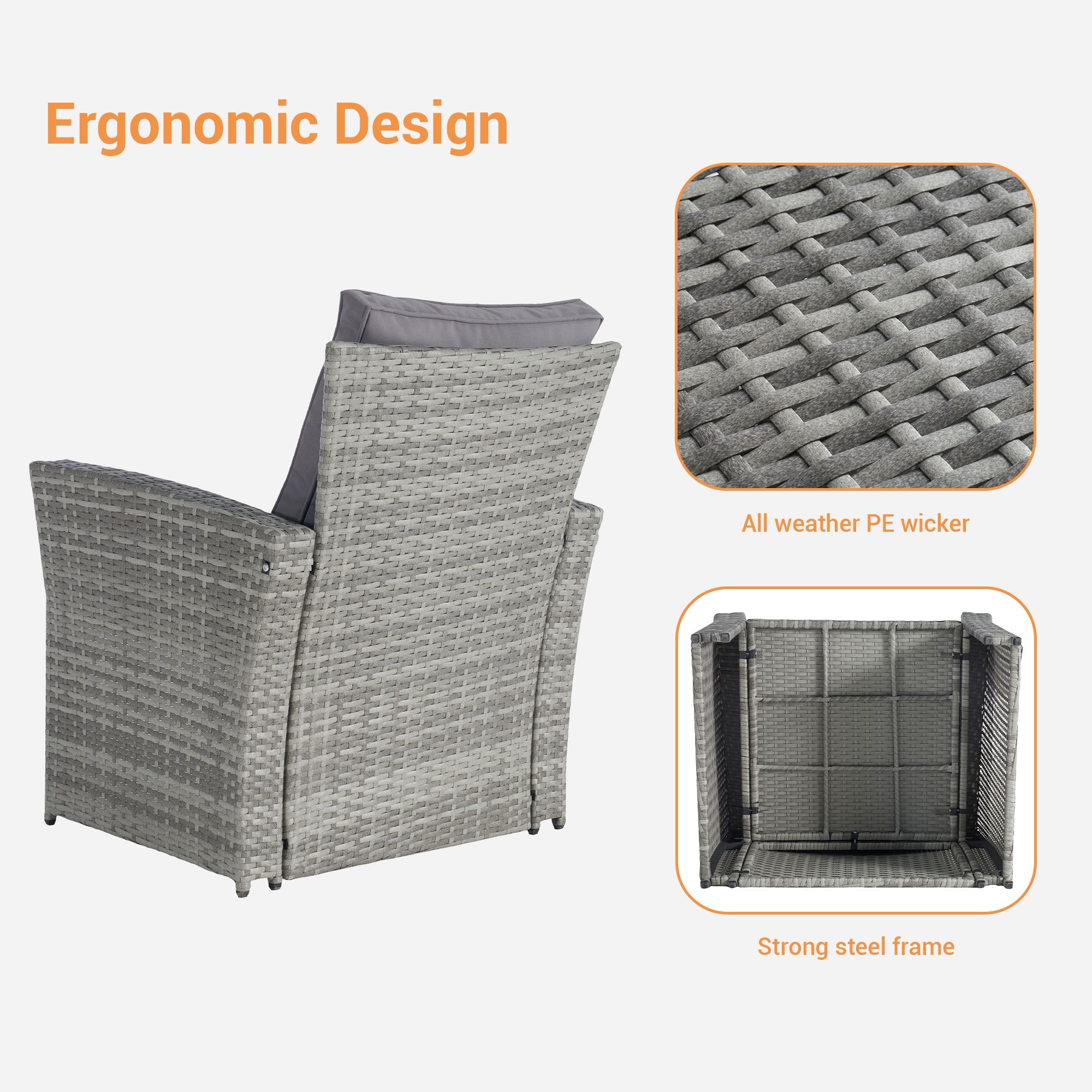 SANSTAR L-WS118-LY Patio-Conversation-Sets - View #3