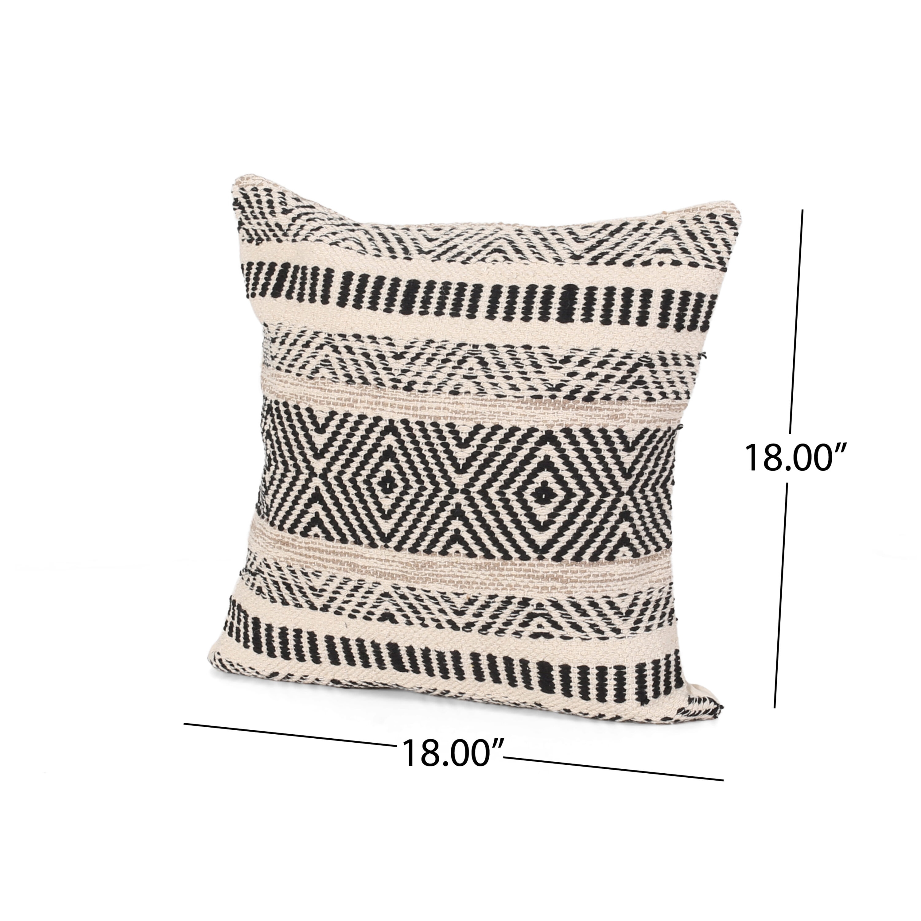 Chenille Ebony Pillow Cover, Decorative Geometric Throw Pillow, Housewares  Decor, Home Decor Cushion Cover 