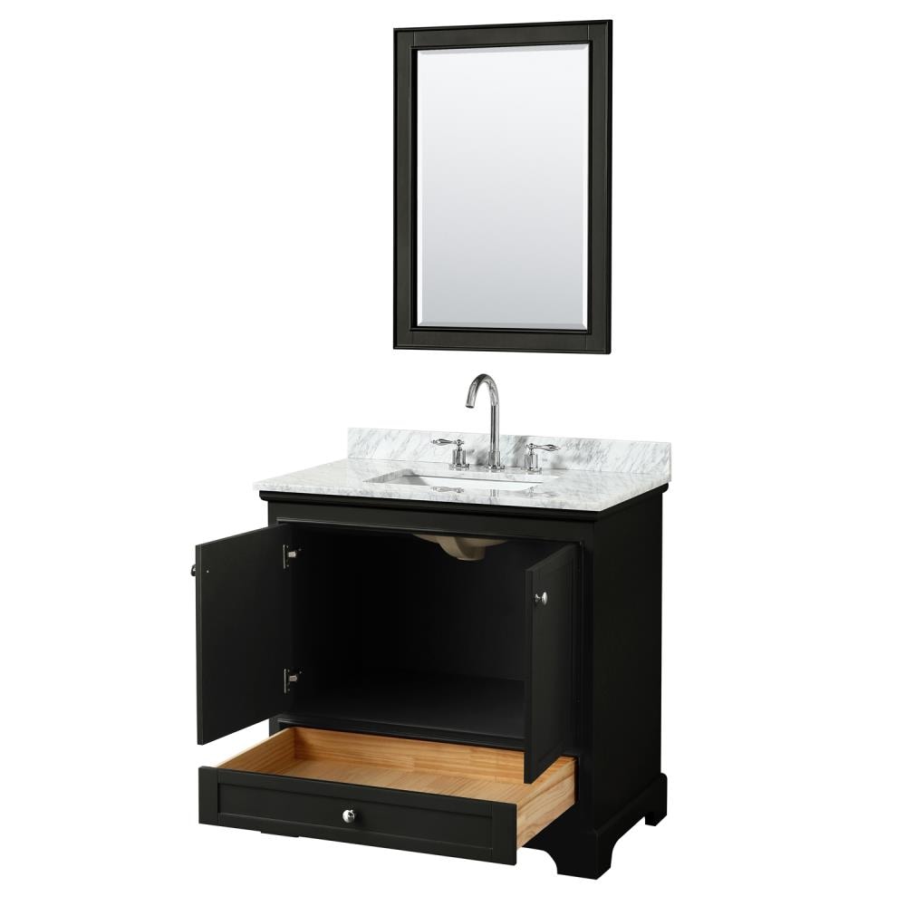 Wyndham Collection WCS202036SDECMUNSM24 Bath-Vanity-Combo - View #2
