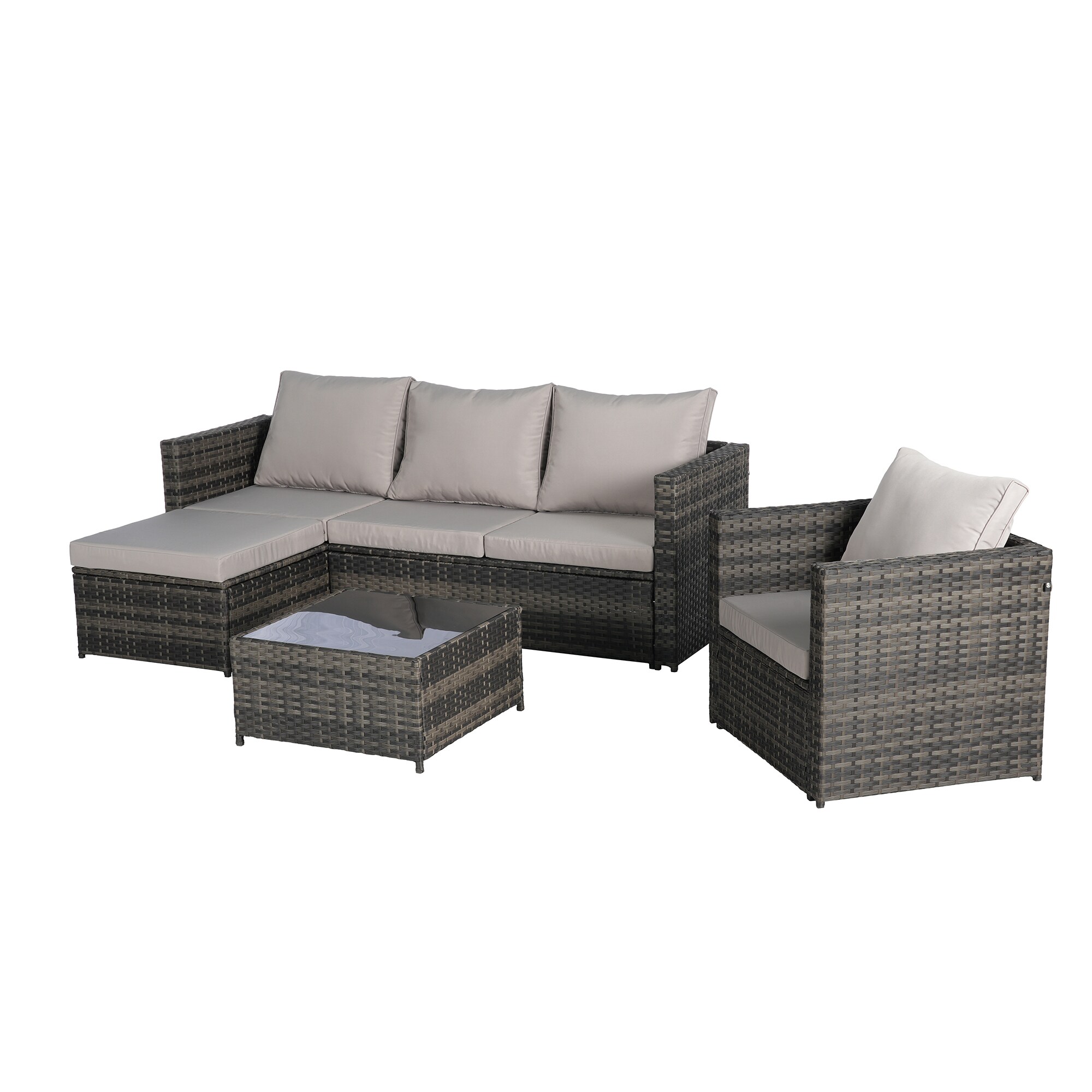 SINOFURN SYB670029GY Patio-Conversation-Sets - View #5