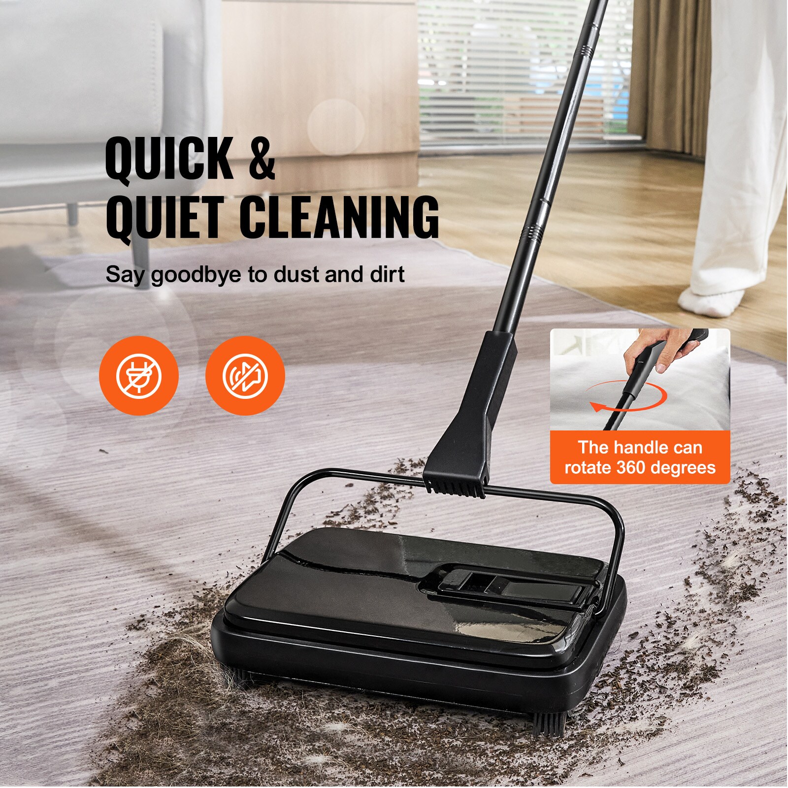 VEVOR SCGSQSQBDDBD02699V0 Floor-Sweepers - View #2