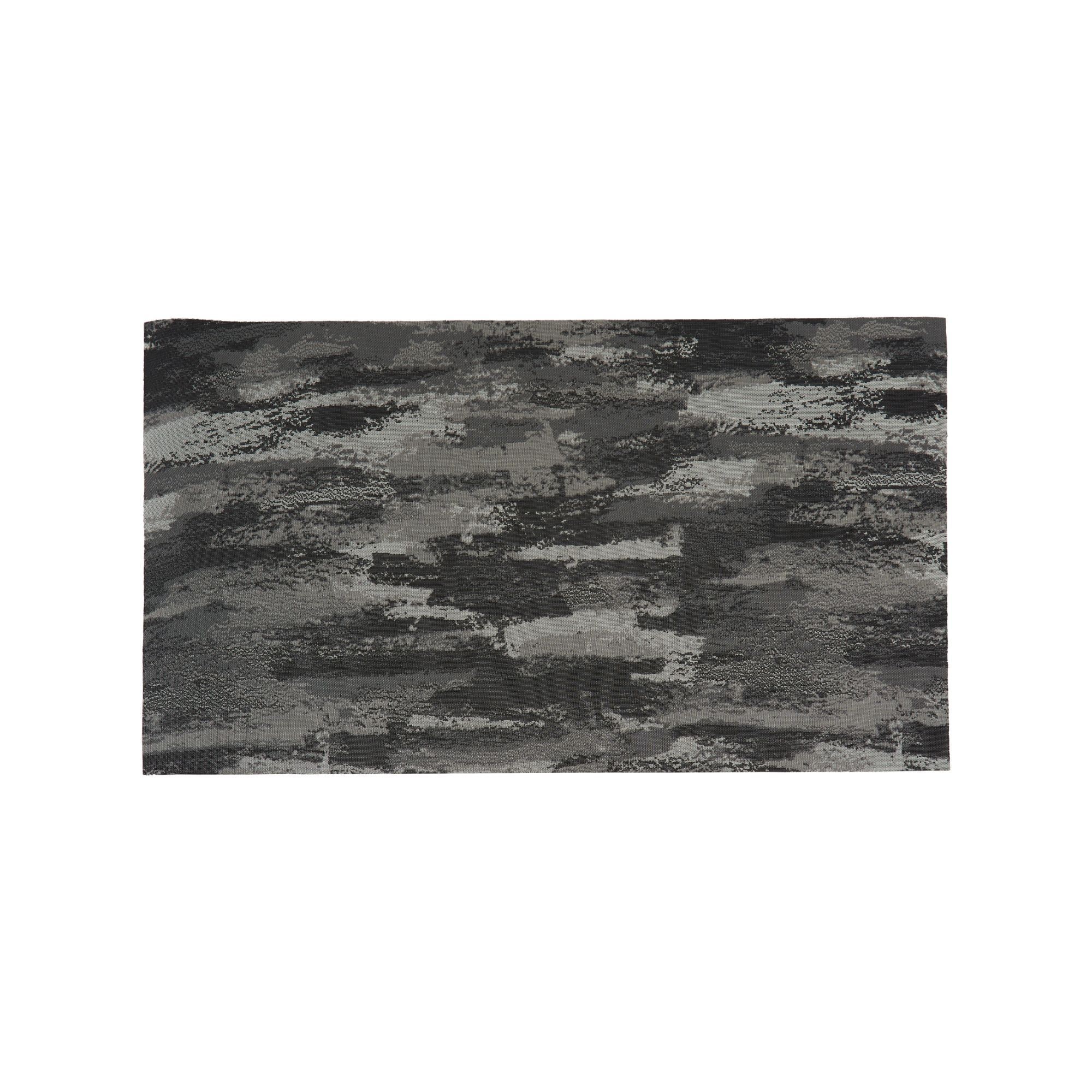 Matter Surfaces HELMGP59N Mattisimo 2 X 5 (ft) Graphite Indoor Abstract Machine Washable Runner Rug