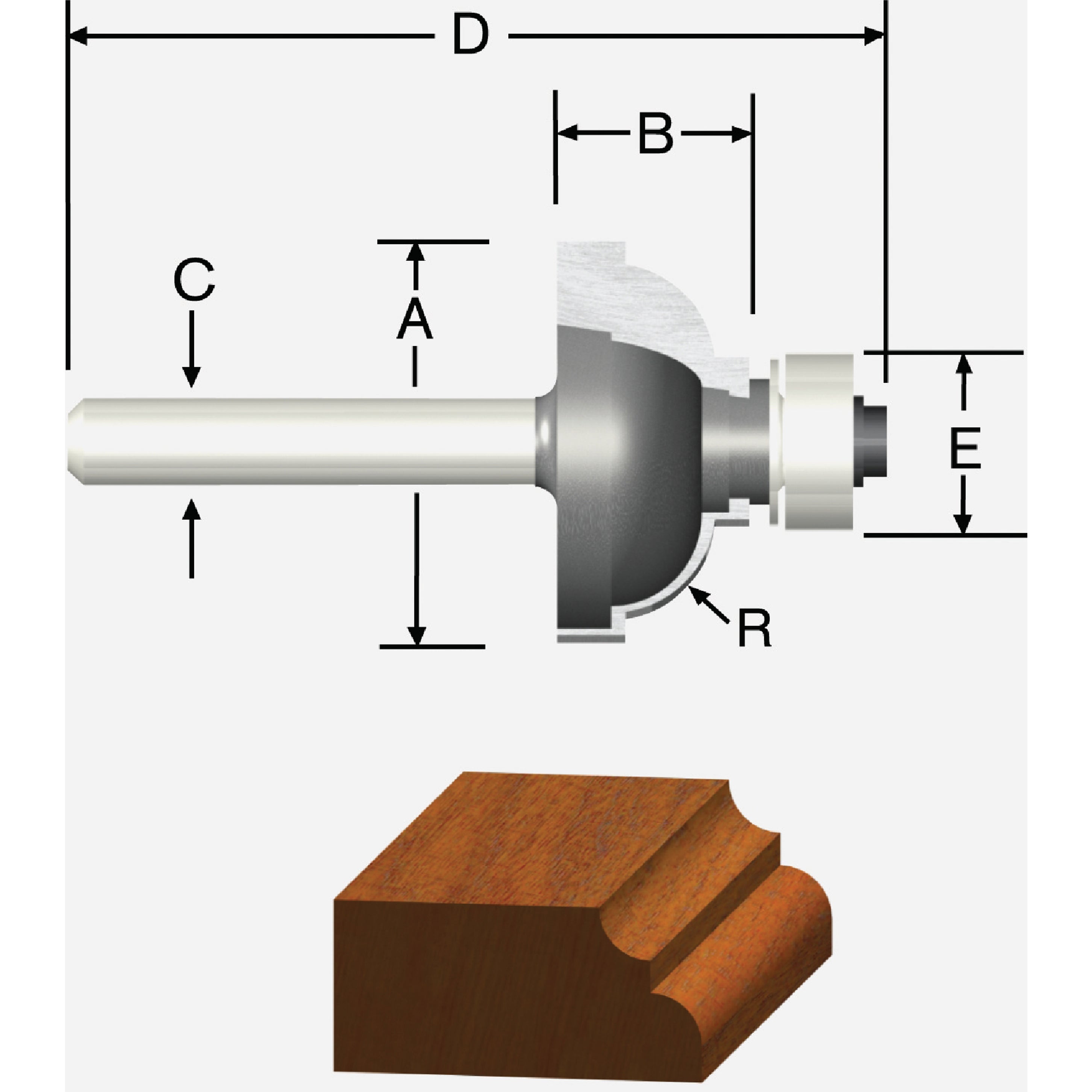 Bosch 231420 Edge-Forming-Router-Bits - View #3