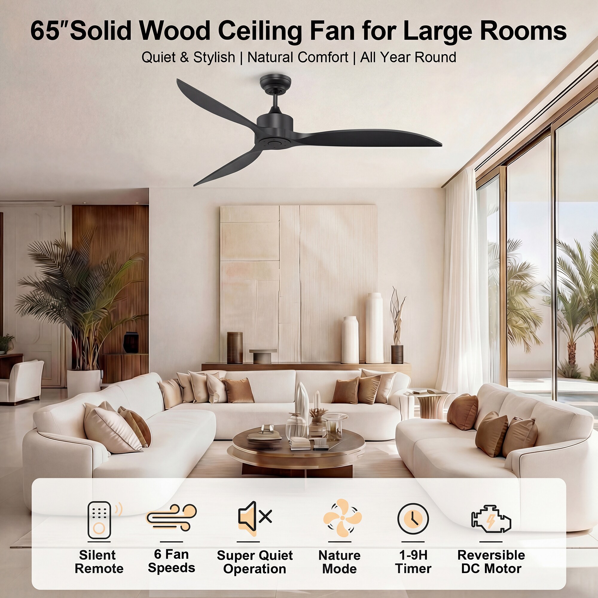 GreenEver CFL-0005-BK Ceiling-Fans - View #8