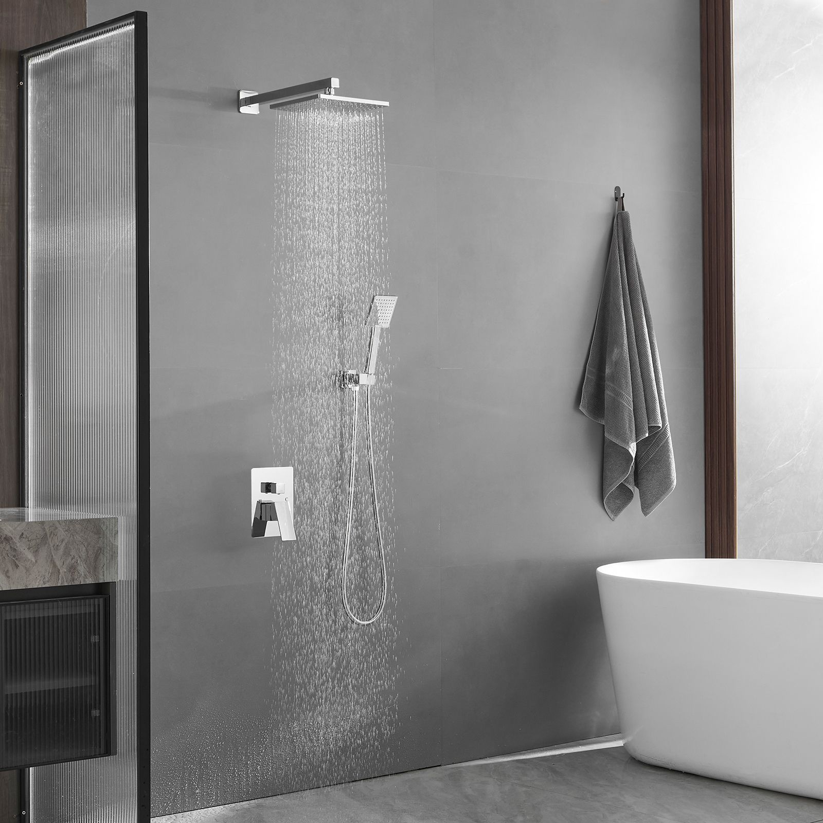 JUSHUA WXY-75H3N6 Showerhead-Bar-Panels - View #4