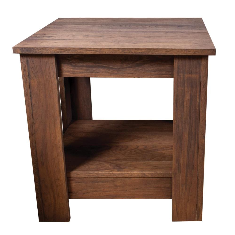 solid wood farmhouse end table