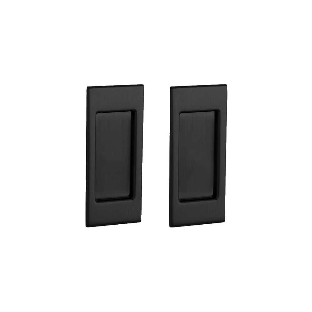 Baldwin  PD006.PS Santa Monica Style Pocket Door Passage Trim Pair from the Estate Collection