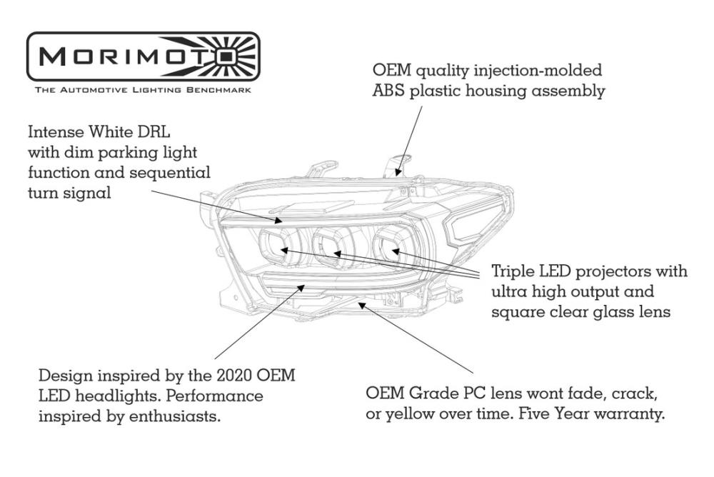 Morimoto LF530 Headlight-Bulbs - View #11