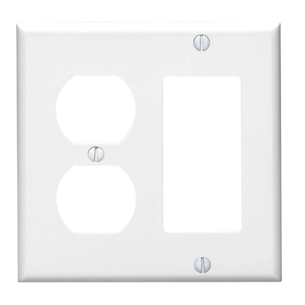 Leviton Standard White Combination Wall Plate - 7 Units by #DIB-BG-546933QT-F24F