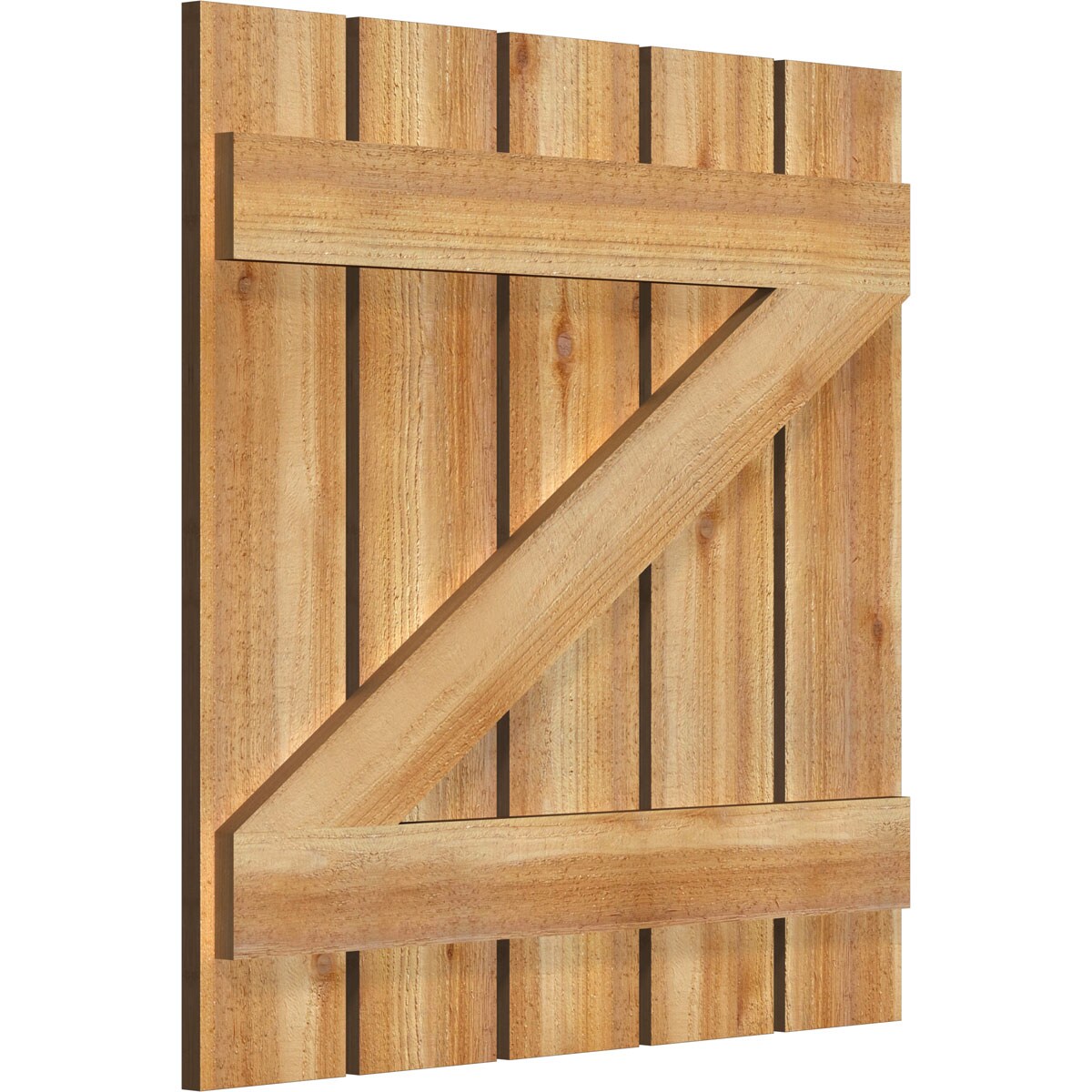 Ekena Millwork RBS06Z29X029RWR Exterior-Shutters - View #2