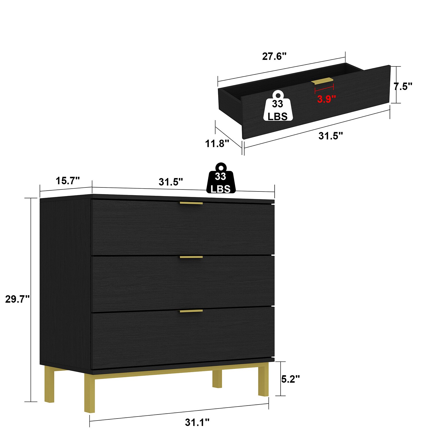 FUFU&GAGA WZ0154-01 nightstands - View #10