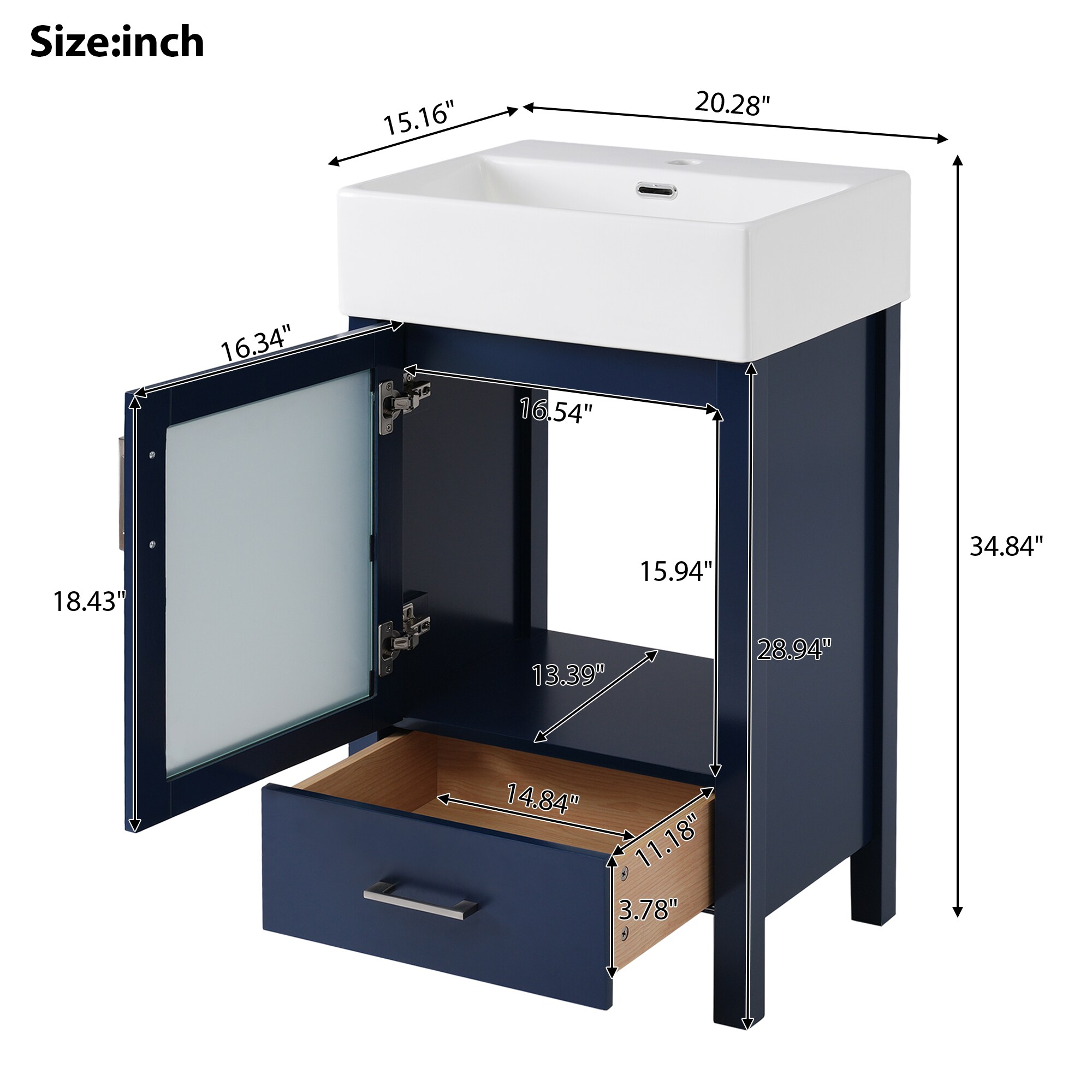 ModernLuxe L3P-WF324691AAC Bath-Vanity-Combo - View #6