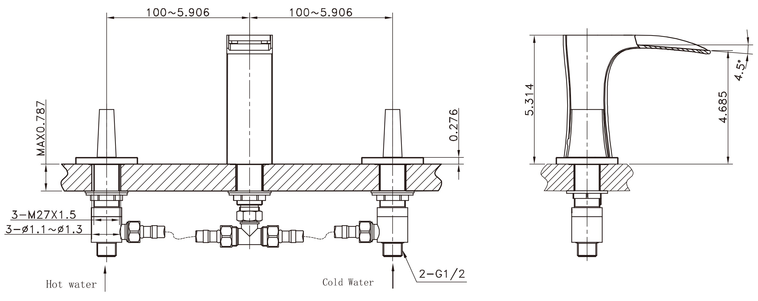 American Imaginations AI-26440 Bath-Sink - View #2