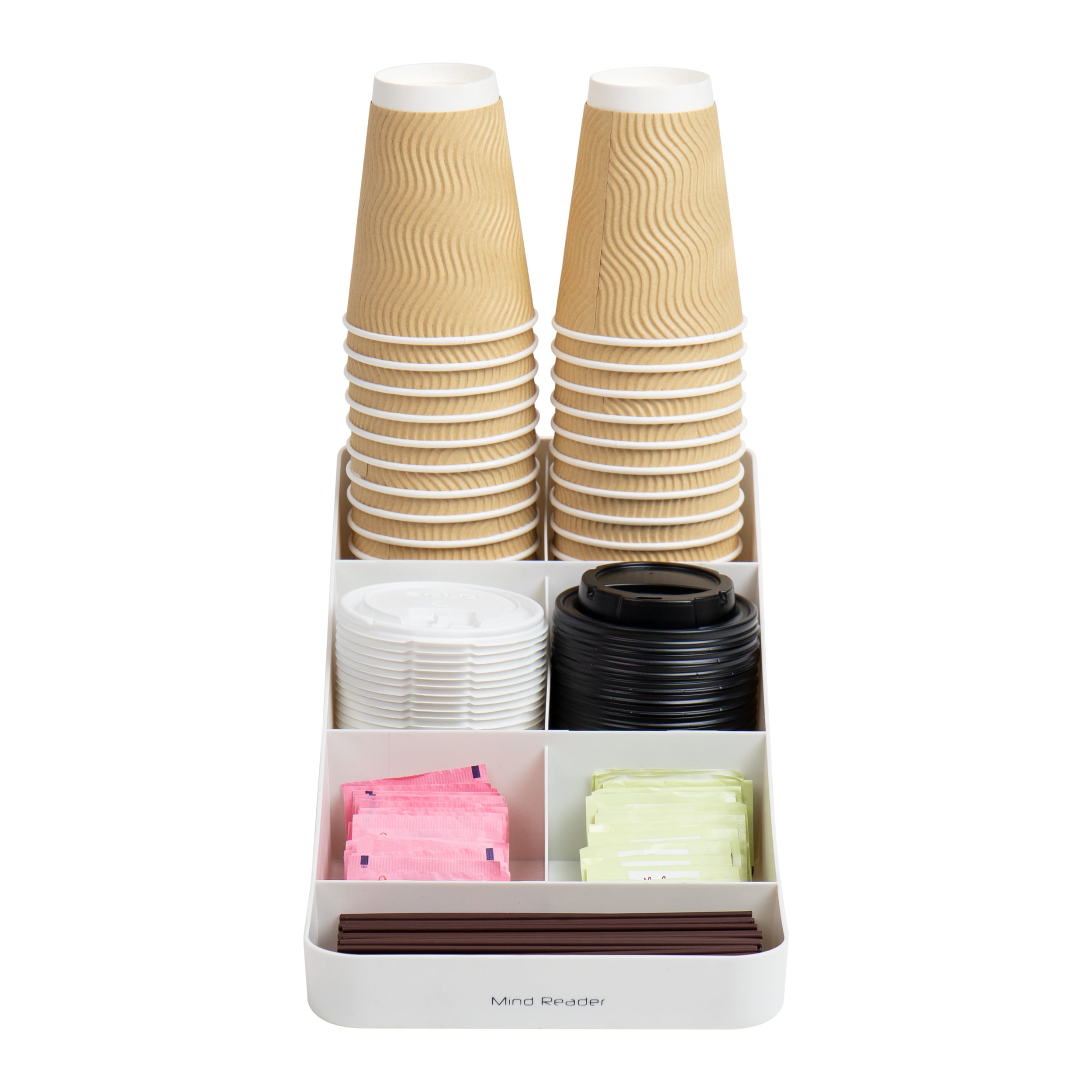 Mind Reader COMP7-WHT Coffee-Beverage-Organizers - View #4