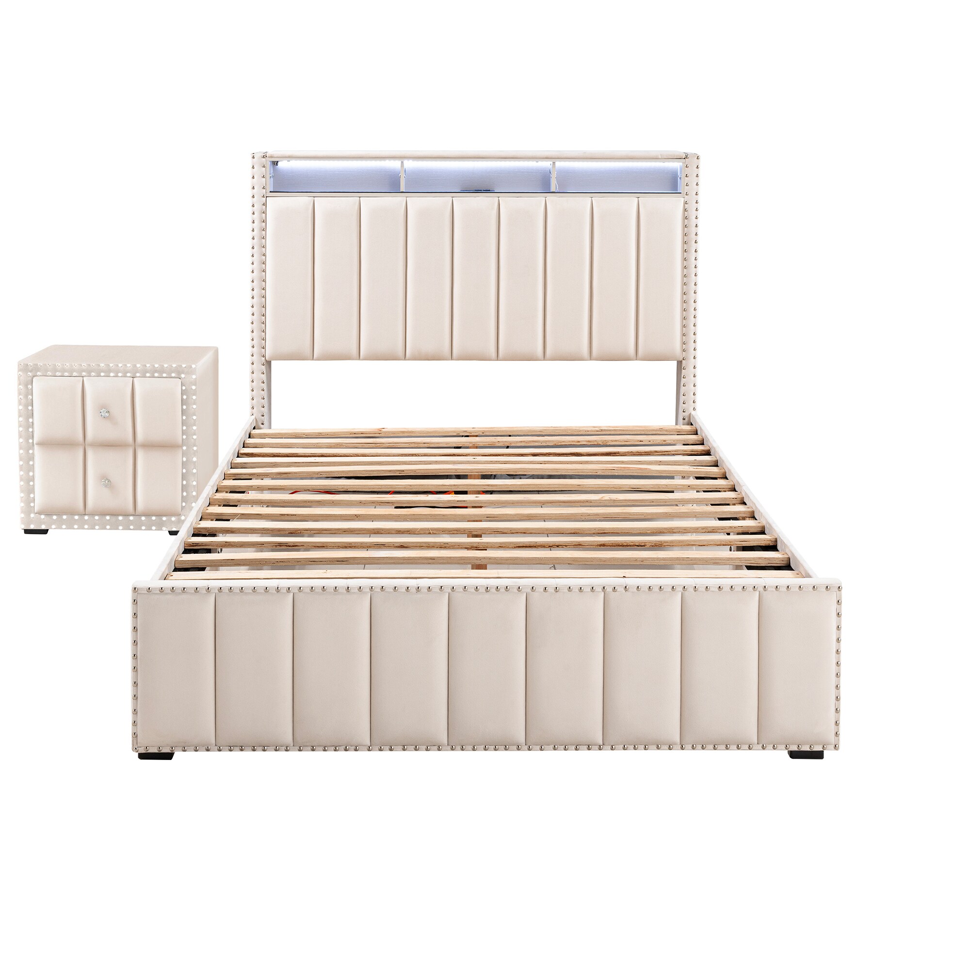 IHOMEadore MDSL7001BG-F-BED beds - View #6