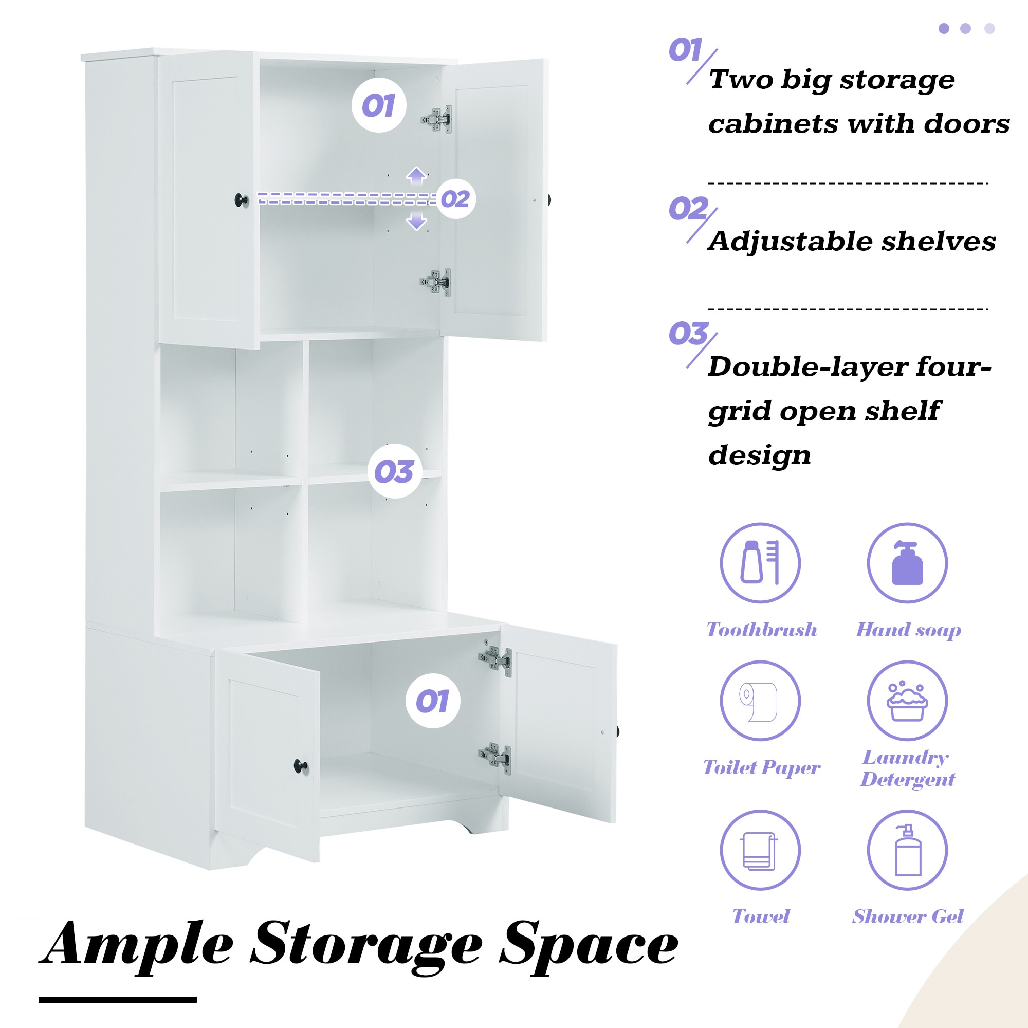 Siavonce XH51556 Utility-Storage-Cabinets - View #8