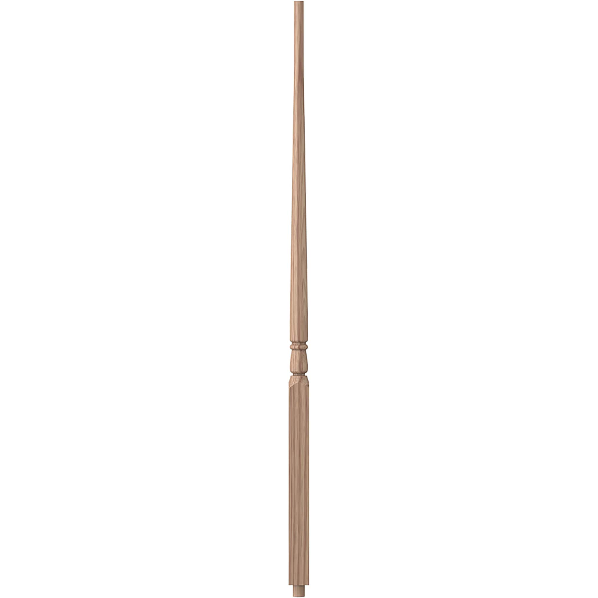 L.J. Smith Stair Systems S-5015-HK 36 36-in x 1.25-in Unfinished Hickory Pin Top Stair Baluster