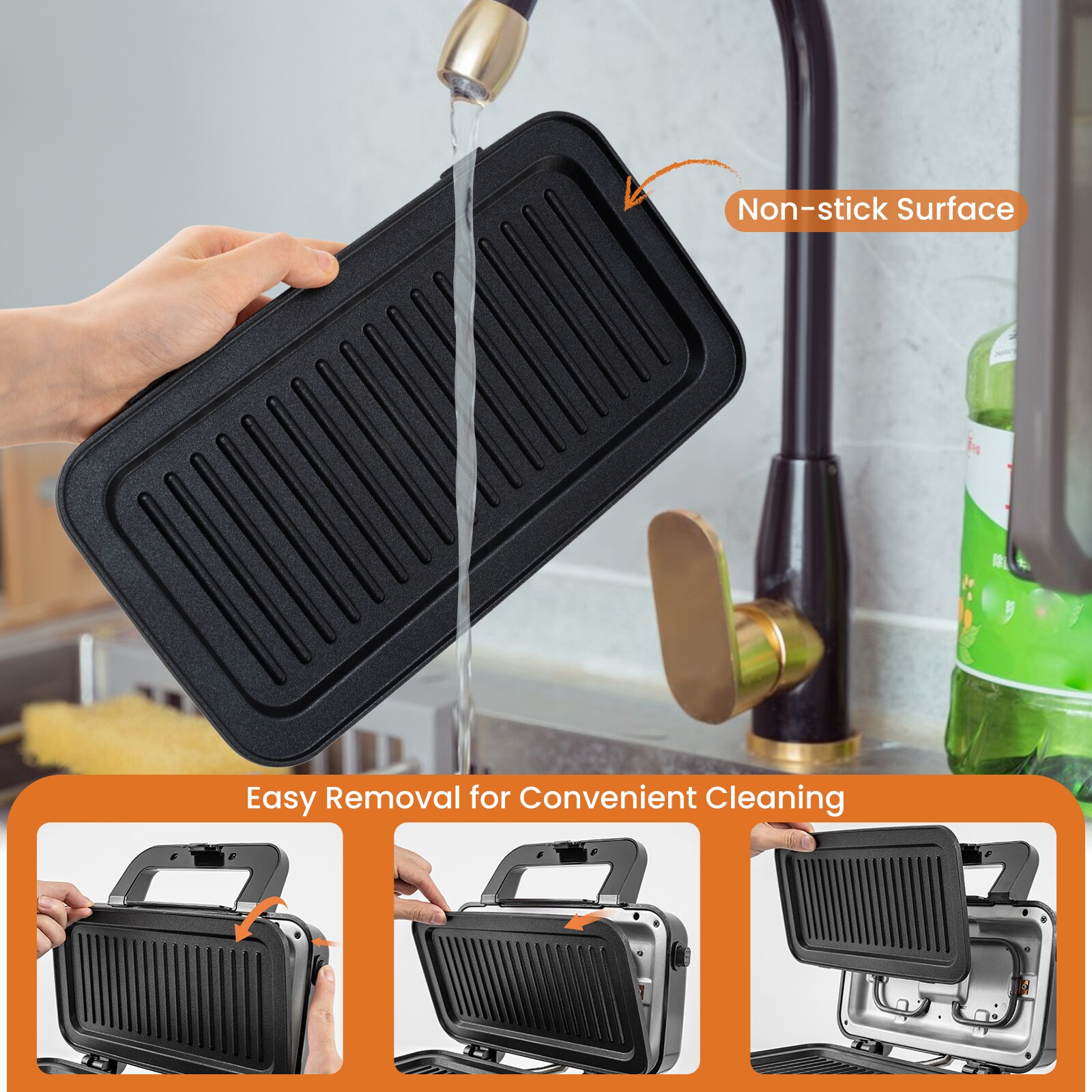 Costway HCST03029 Waffle-Makers - View #9