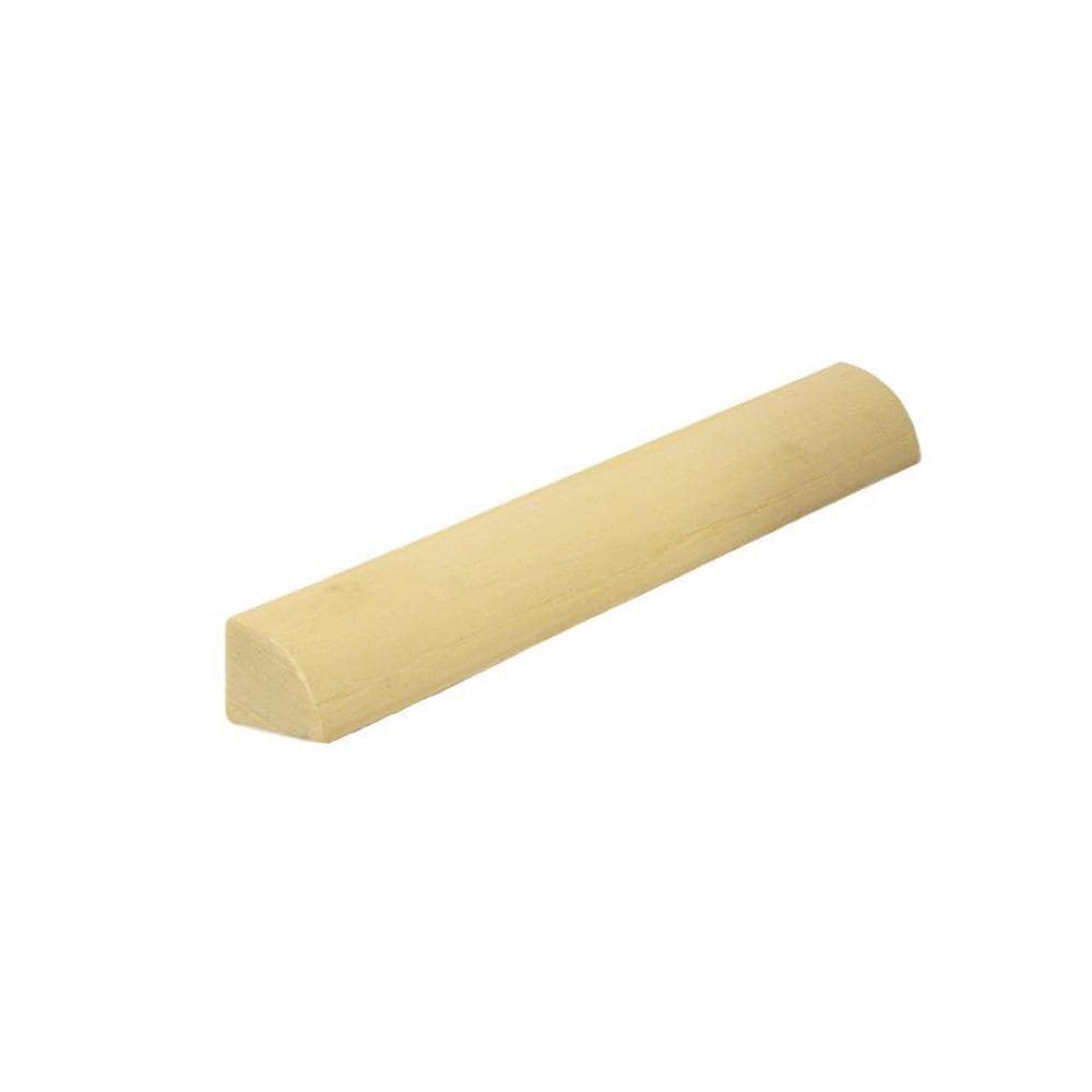 Flexco SSHQRTRK Plain 0.75-in T x 0.75-in W x 144-in L Vinyl Floor Quarter Round