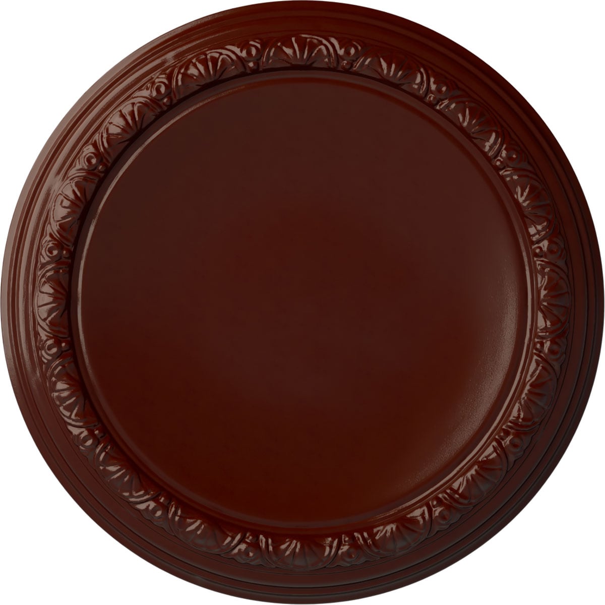 Ekena Millwork CM19CABMF Carlsbad 19.5-in W x 19.5-in L Painted Brushed Mahogany Polyurethane Whole Ceiling Medallion