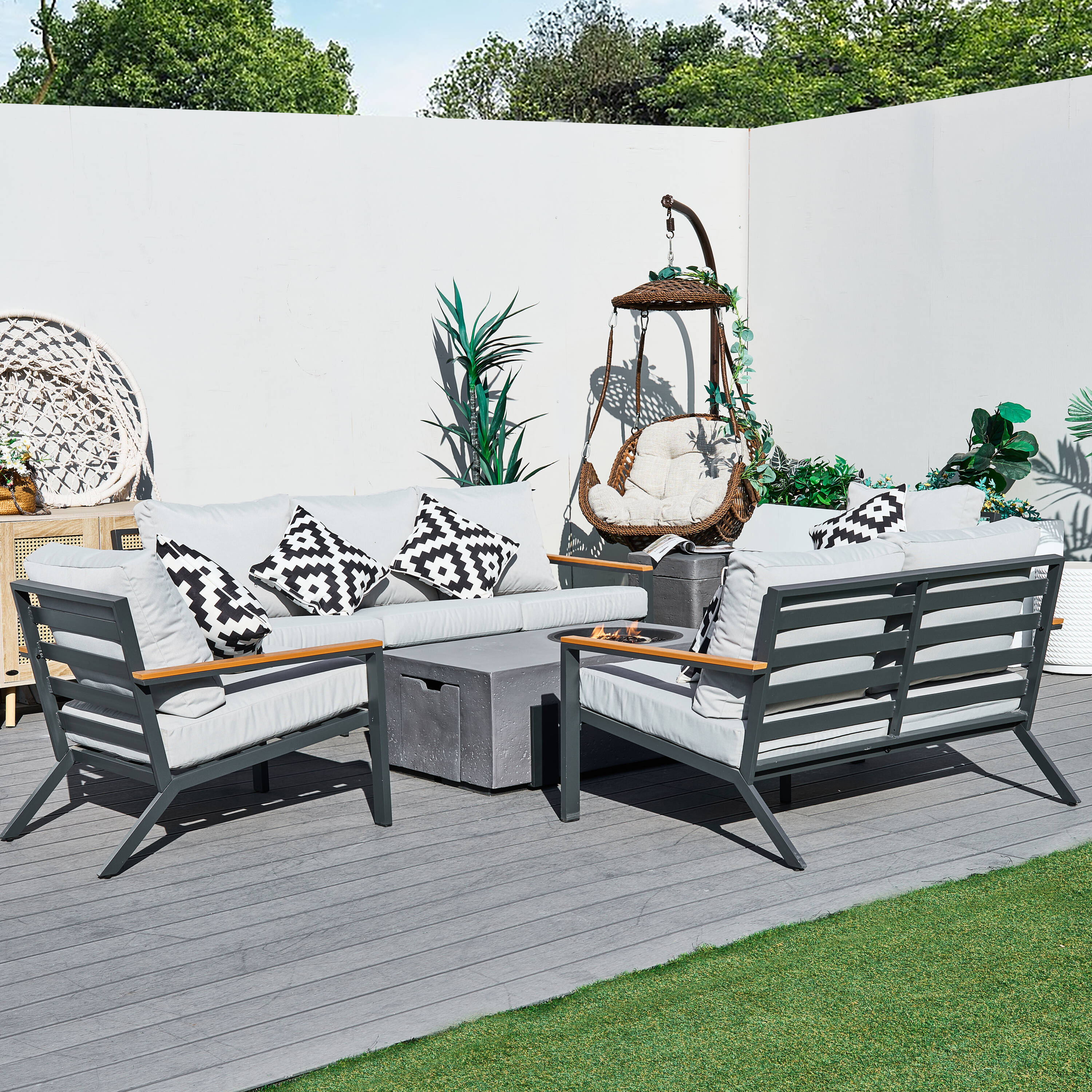Direct Wicker DWS-2481TSCLS&2355G Patio-Conversation-Sets - View #5