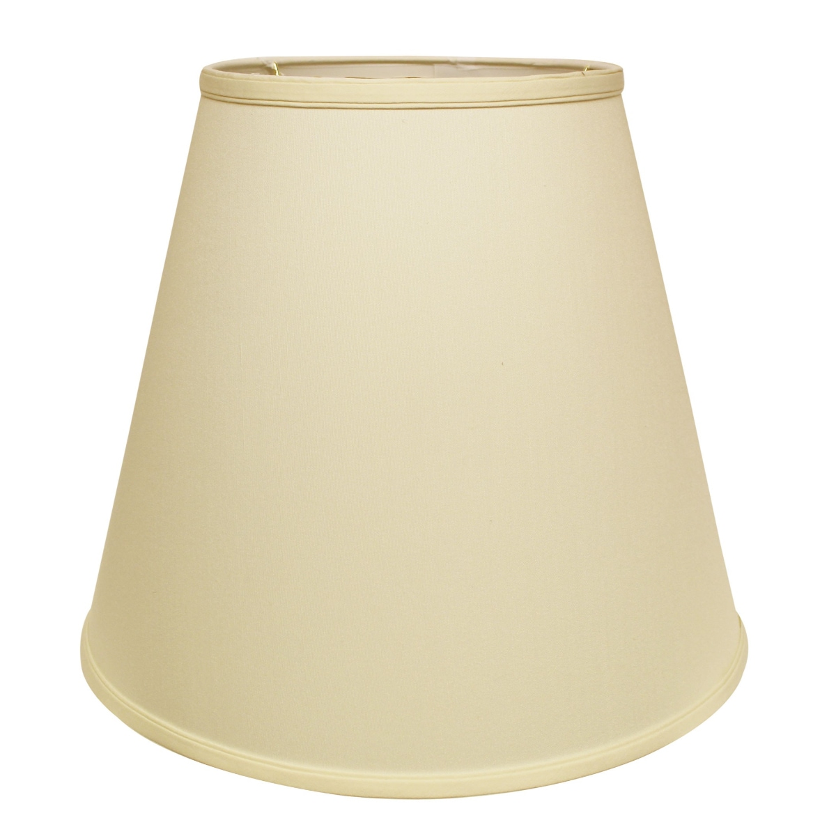 HomeRoots 15-Inches x 18-Inches Ivory Fabric Empire Lamp Shade #4000470025
