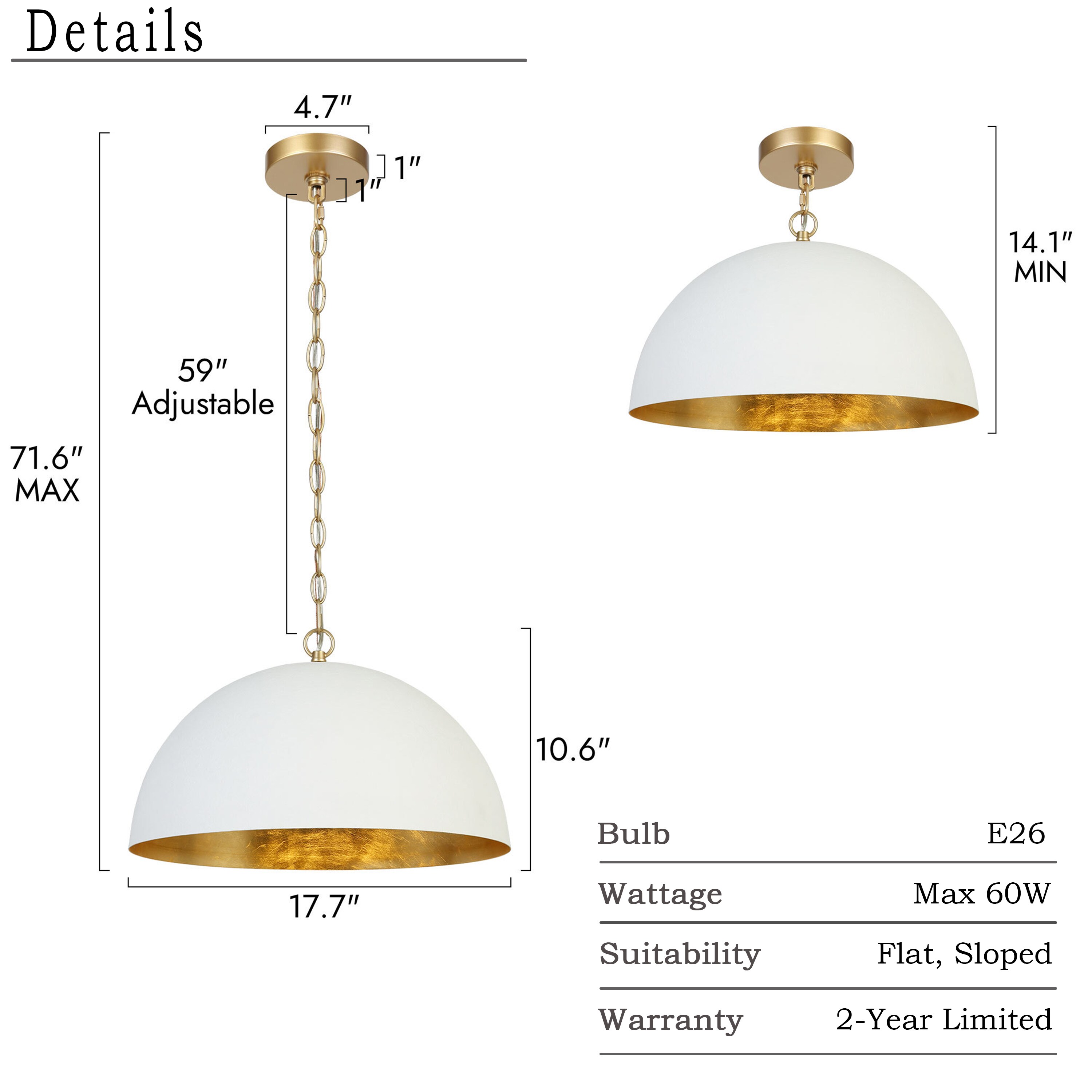 ZEVNI L377R2EJW5428S39 Pendant-Lights - View #6