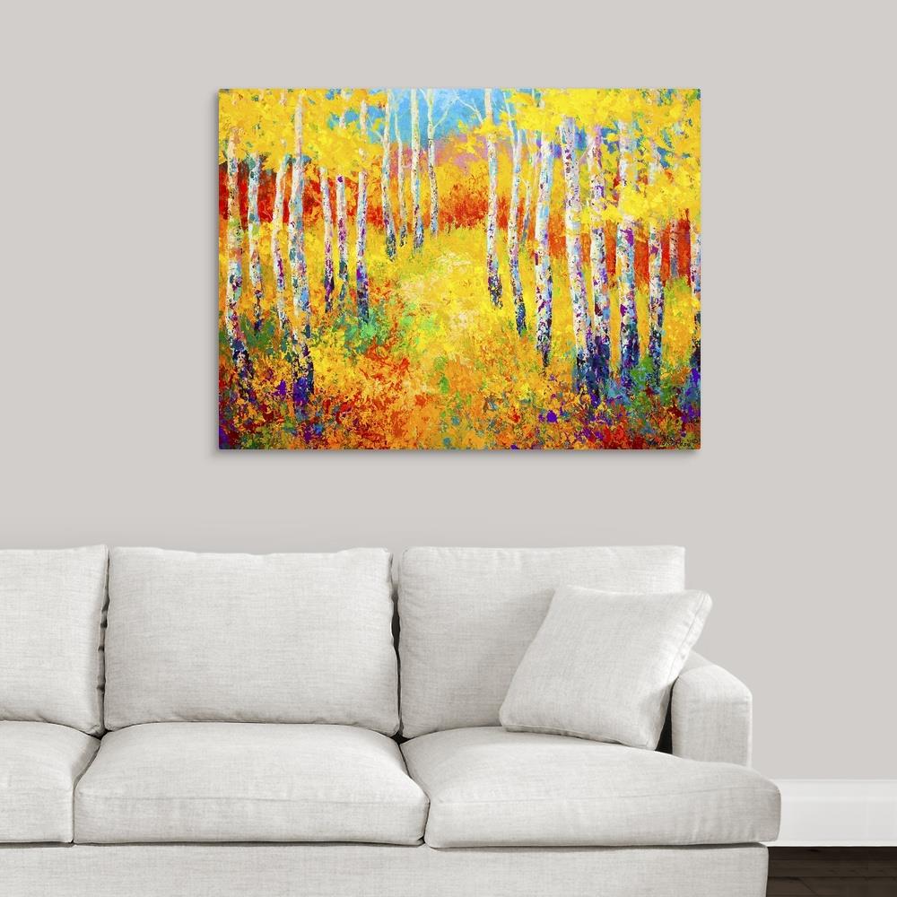 GreatBigCanvas 30-in H x 40-in W Abstract Print on Canvas in the Wall ...