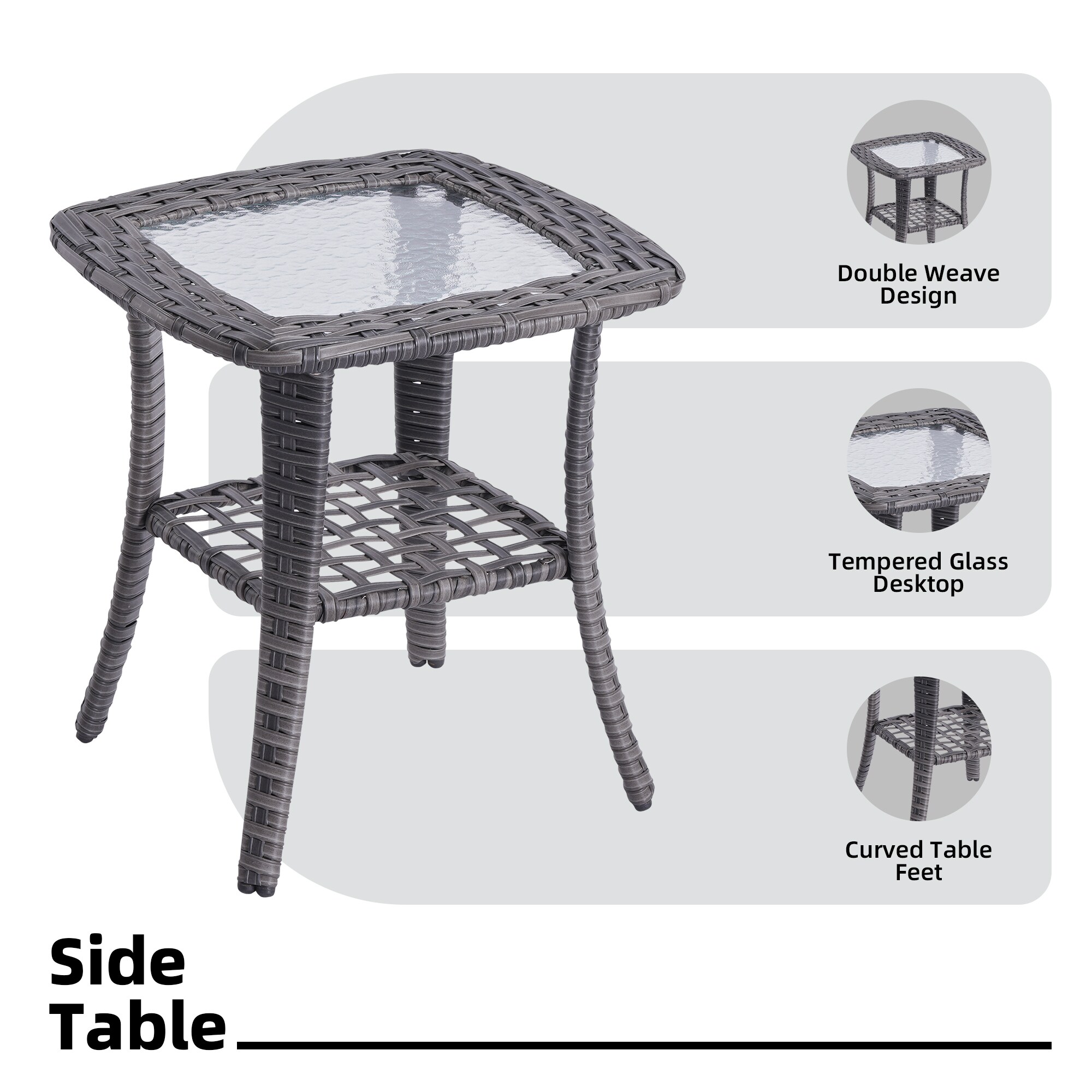 XIZZI XXSQRC10116 Patio-Conversation-Sets - View #9
