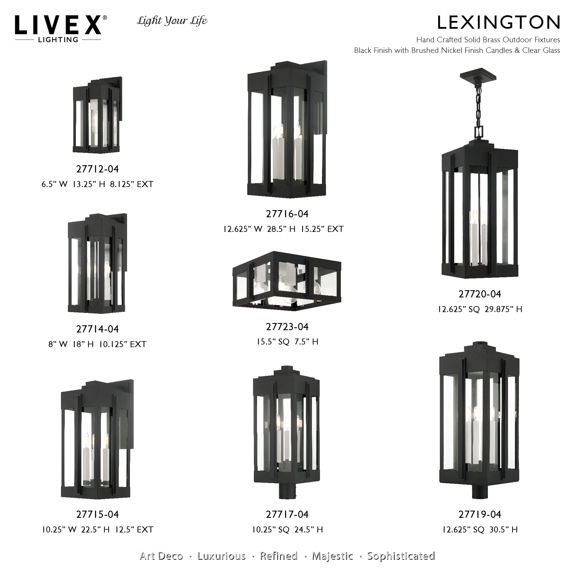 Livex Lighting 27714-04 Outdoor-Wall-Lighting - View #3