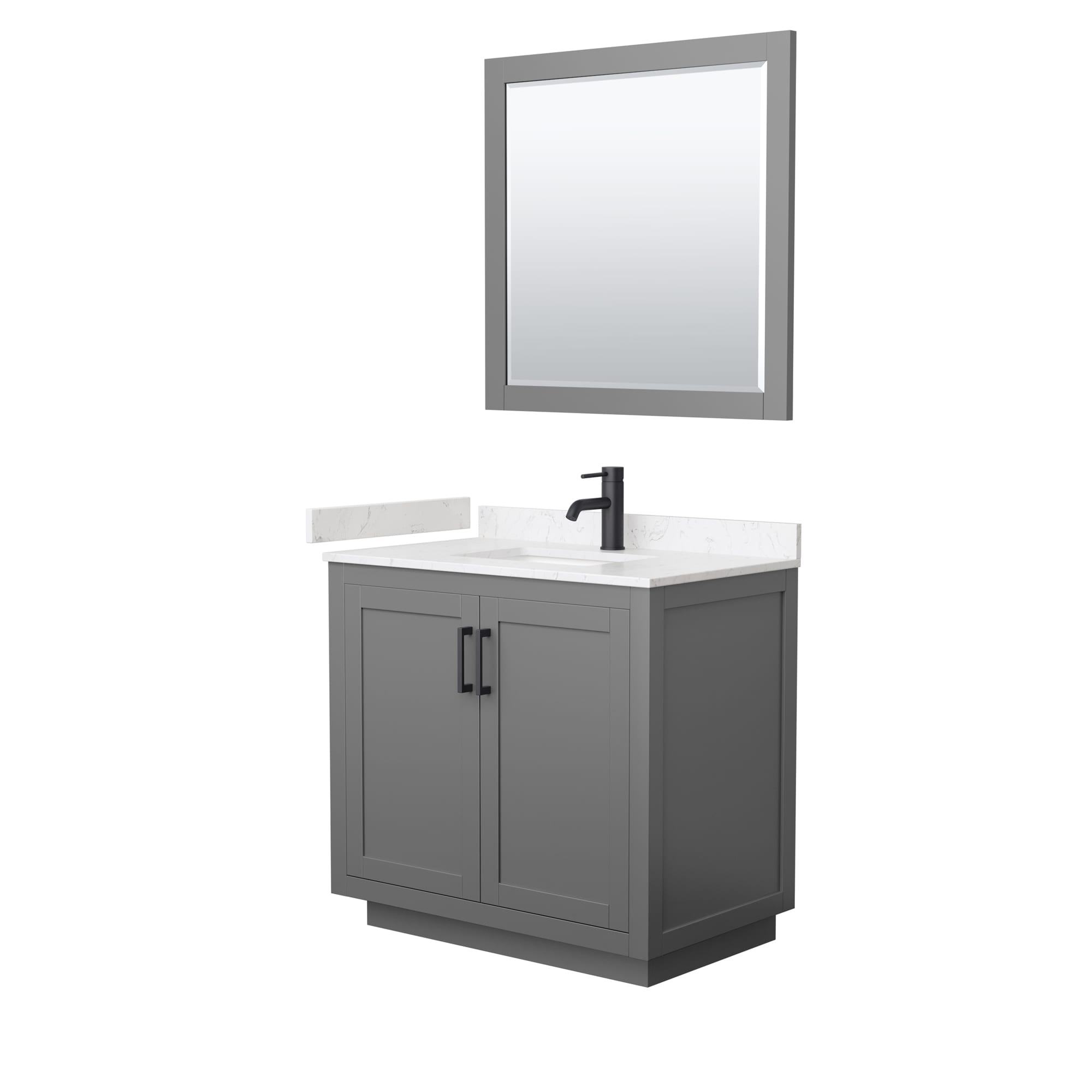Wyndham Collection WCF292936SGBC2UNSM34 Bath-Vanity-Combo - View #2