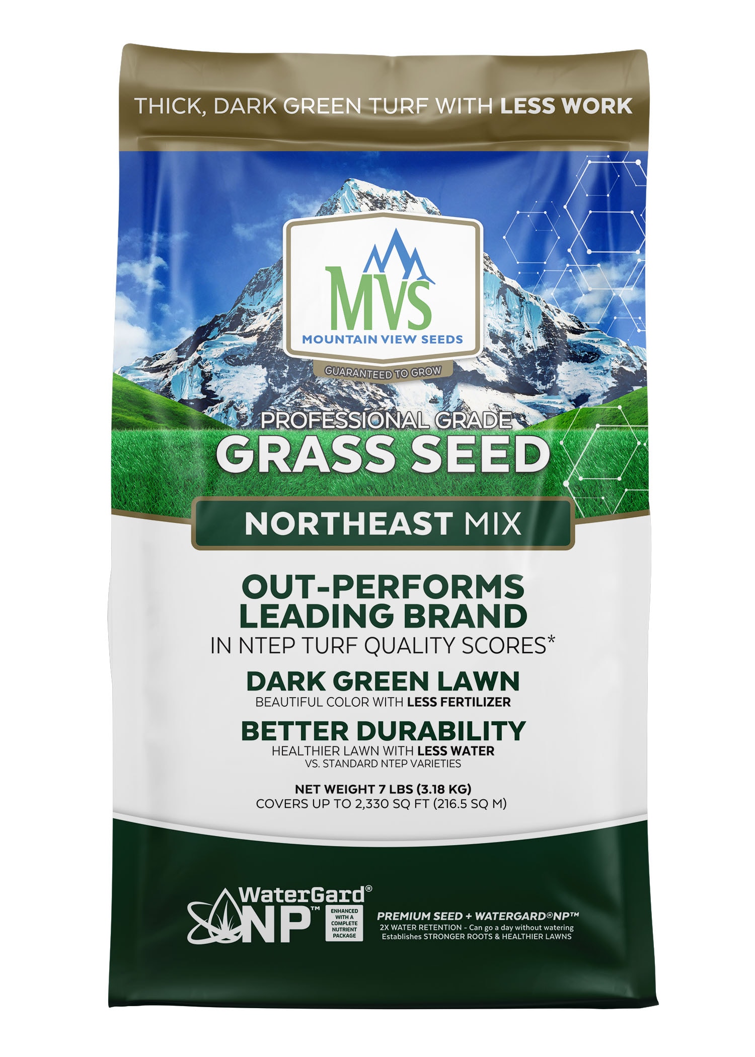 Mountain View Seeds 112010 Northeast 7.0-lbs. Natural Mixture/Blend Grass Seed