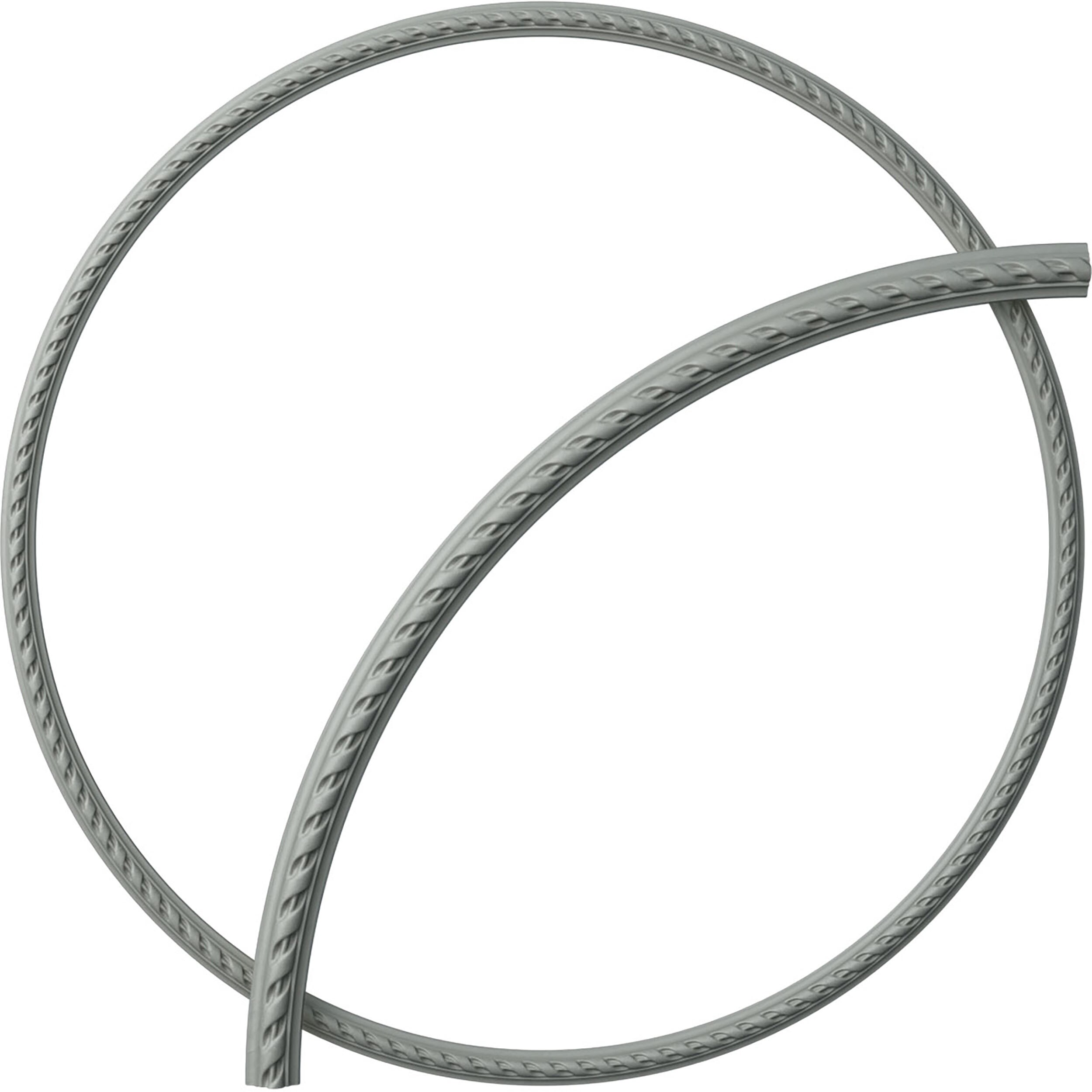 Ekena Millwork CRK25ME Medway 50-Inches x 50-Inches Full Urethane Ceiling Ring