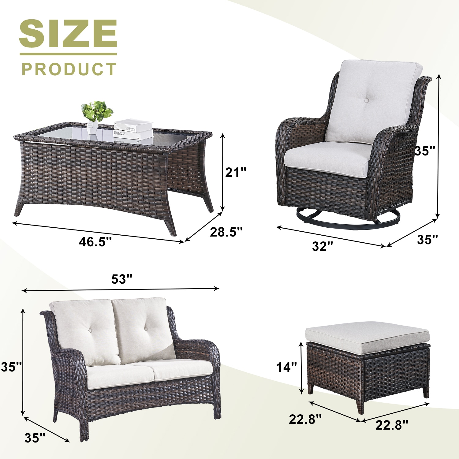 Rilyson FS038018023014-2 Patio-Conversation-Sets - View #4