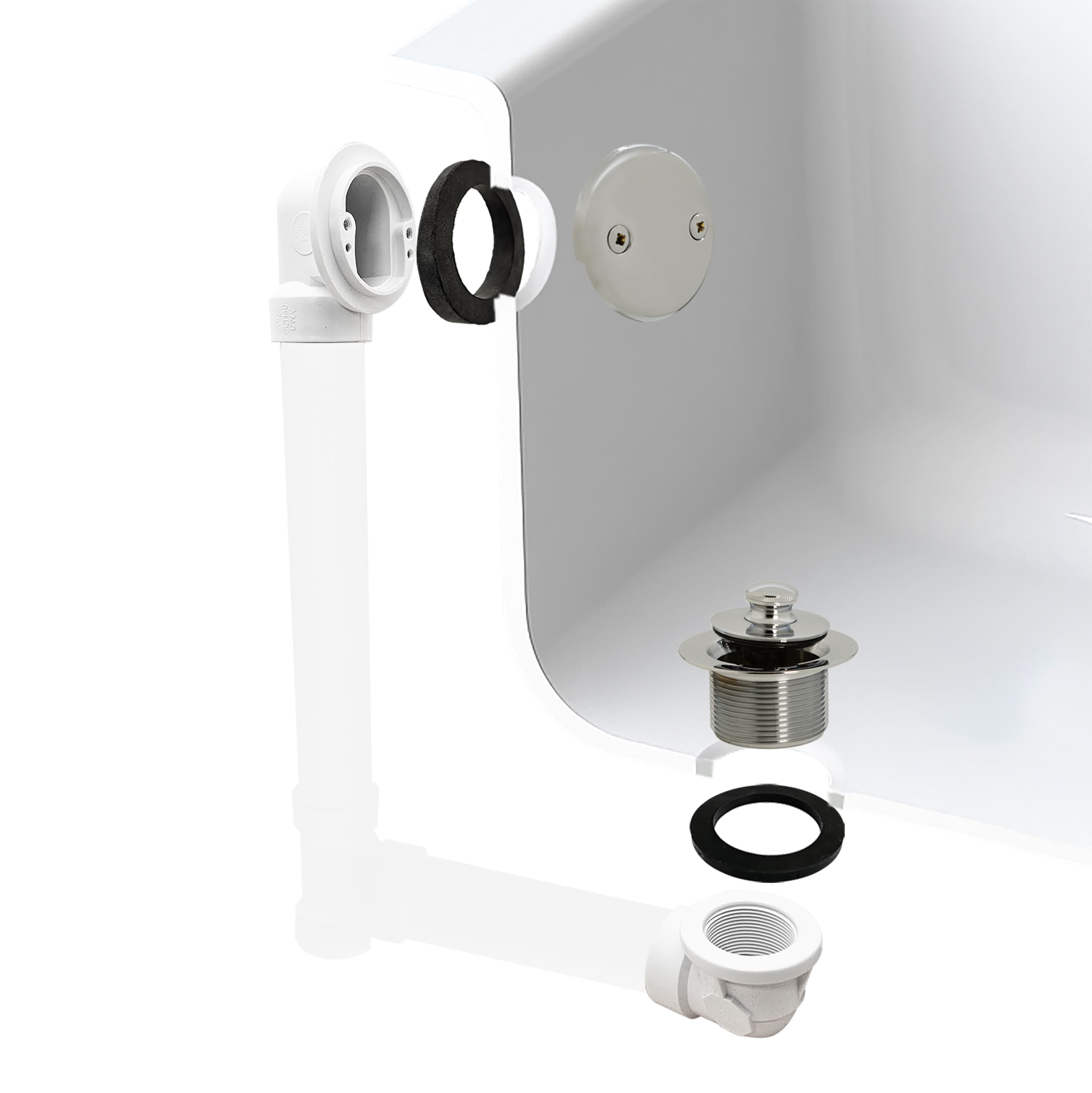 WESTBRASS D542-05 Tub-Drain-Accessories - View #4