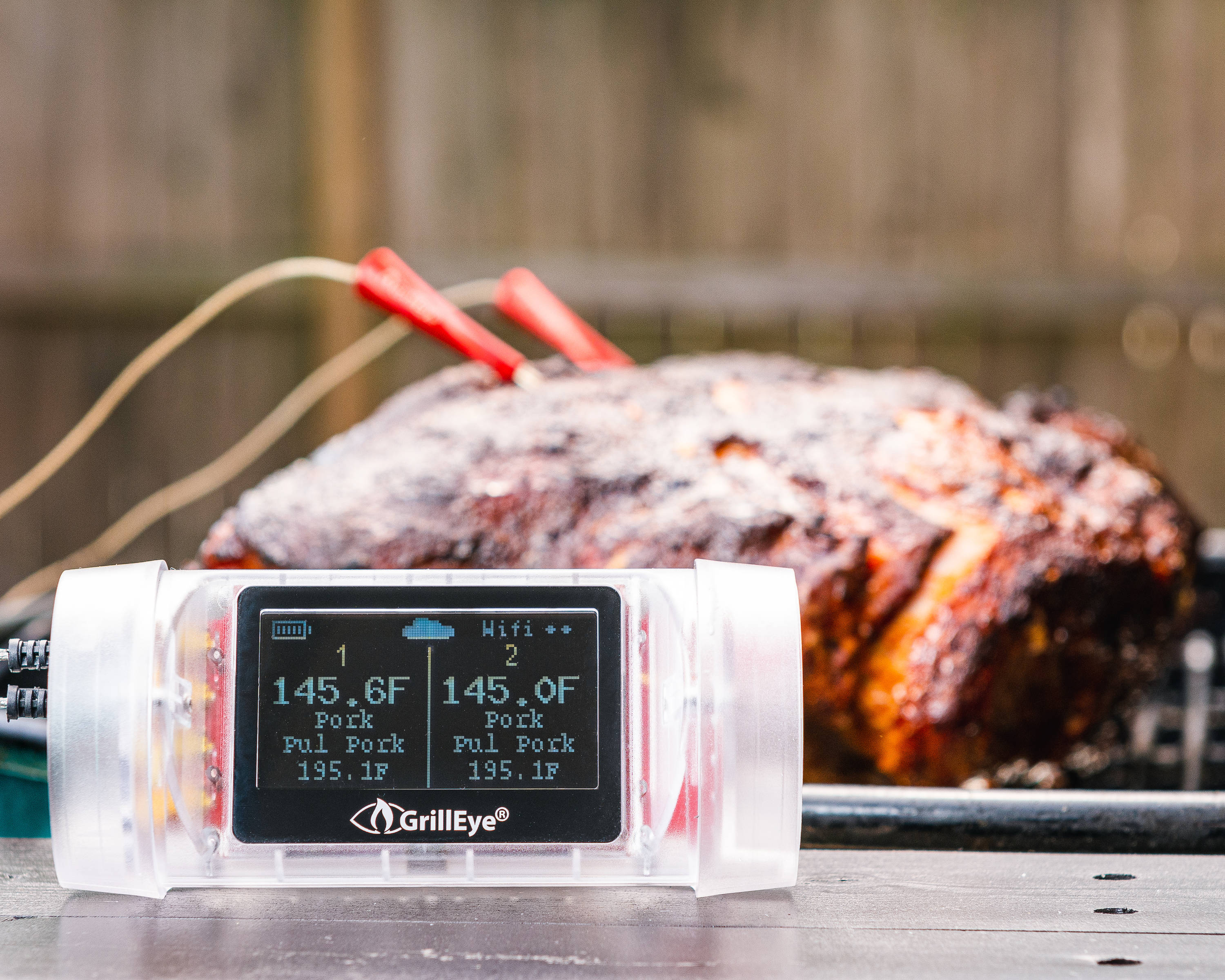 INKBIRD IBBQ-4T Square Dial Wireless BBQ Meat Thermometer