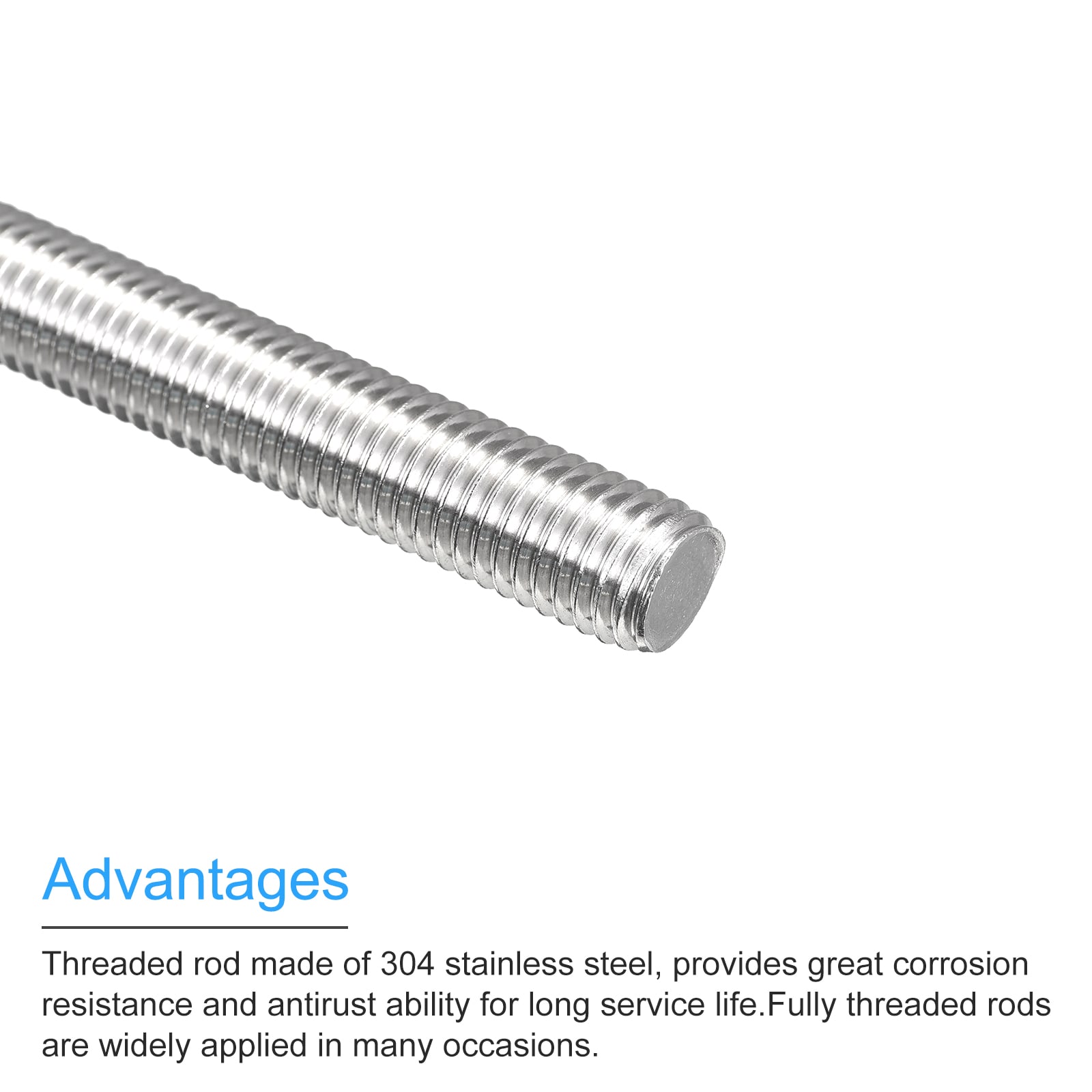 Unique Bargains S26041000UX6446 Threaded-Rod - View #4