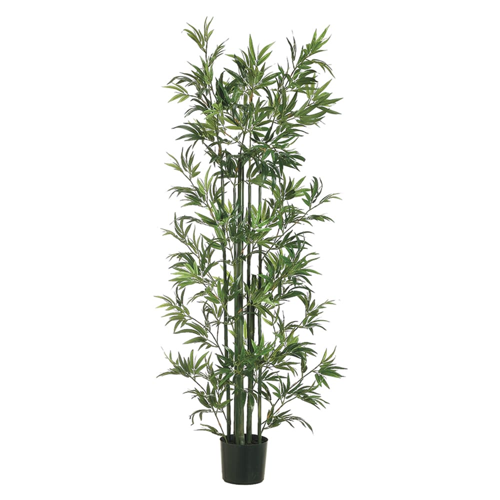 Allstate Floral LTB736-GR 72-in Green Indoor Floor Bamboo Artificial tree